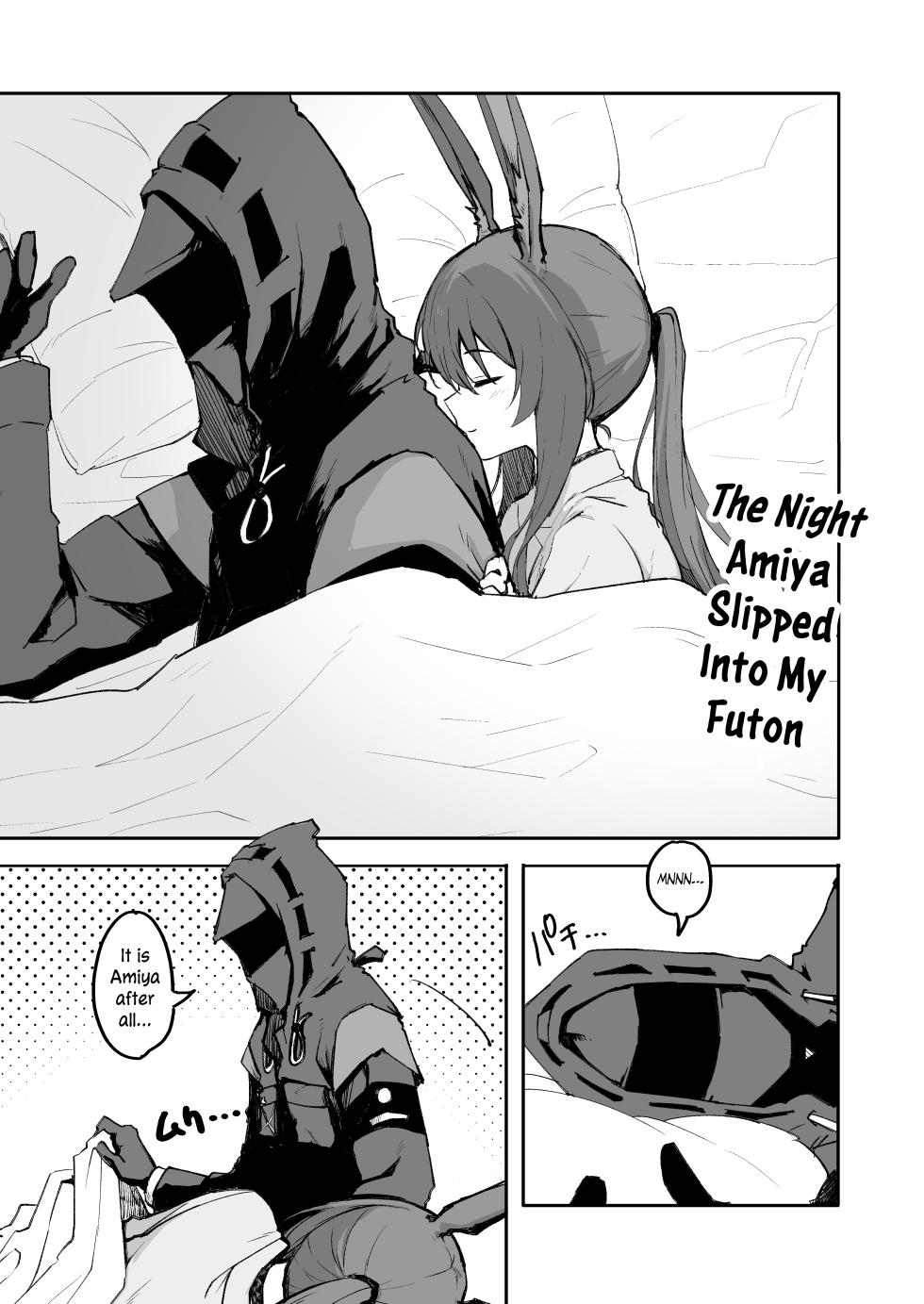 [Inukaki] Amiya ga Futon ni Haitte Kuru Hanashi. | The Night Amiya Slipped Into My Futon. (Arknights) [English] [DKKMD Translations] - Page 2