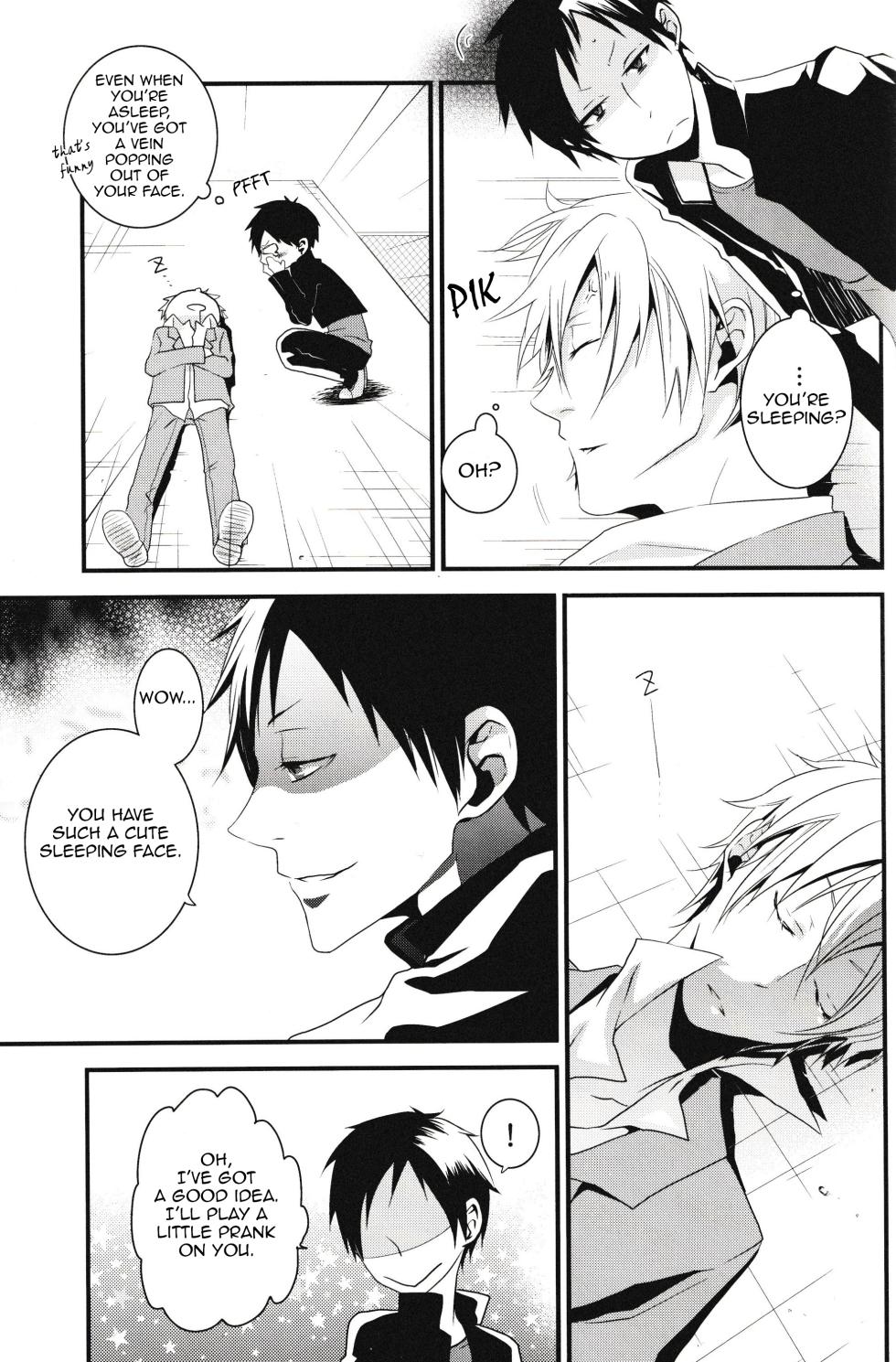 [Spider-Cage Ashiya] 0.5 Seconds Before Sleeping Beauty Wakes Up – Durarara!! dj [Eng] {KCK-Amateur Scans} - Page 5