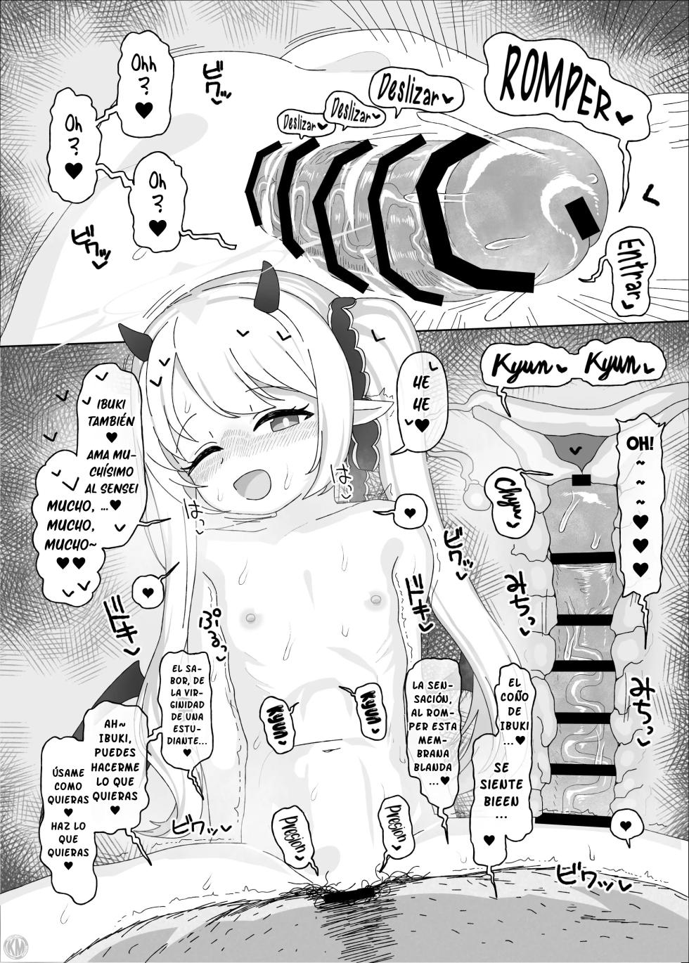 [Ame Ramune (Amecha)] Ibuki vs Saimin Ojisan | Ibuki vs Señor Hipnotista (Blue Archive) [Spanish] [KnightsMighty] [Digital] - Page 14