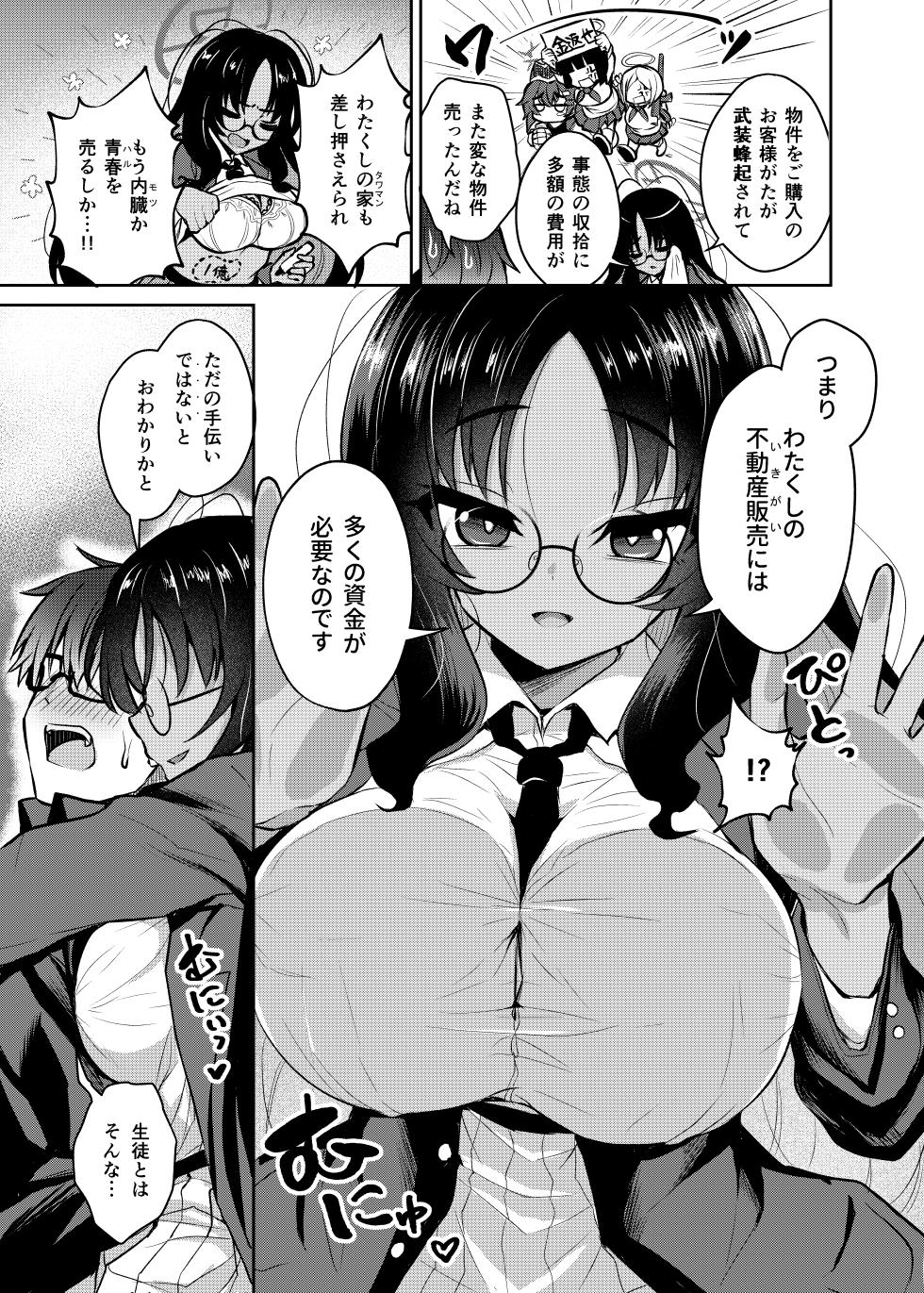 [Fushinsya_Guilty (Ikue Fuji)] Fudou-san Keiyaku (Blue Archive) [Digital] - Page 4