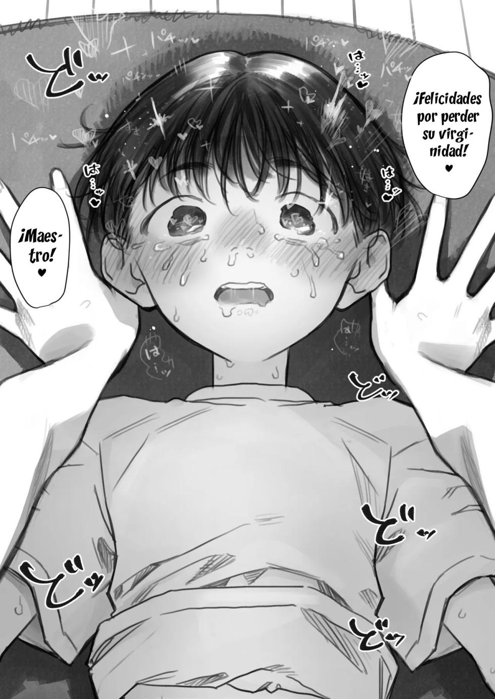 [Haguhagu] Shishou Hatsutaiken.｜La Primera Vez del Maestro. [Spanish] [Hs enfermos] [Decensored] - Page 28