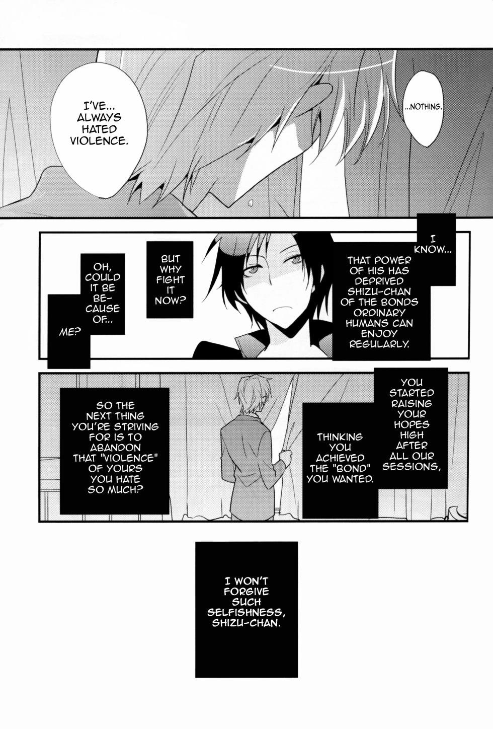 [Ikebukuro Now (Hanamaru Nanto)] Perfect Enemy – Durarara dj [Eng] {KCK-Amateur Scans} {Self-Serving Scans} {RenReveries} - Page 38