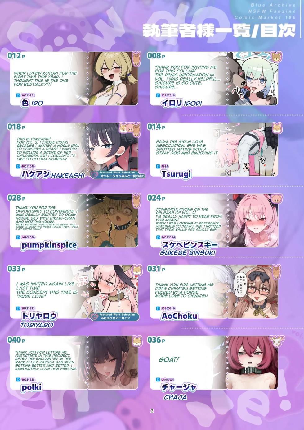 [HarmoNeaR (Various)] "BluArch Juukan + Ishukan Goudoushi" Sow do on me! vol.2 (Blue Archive) [English] [Digital] - Page 2