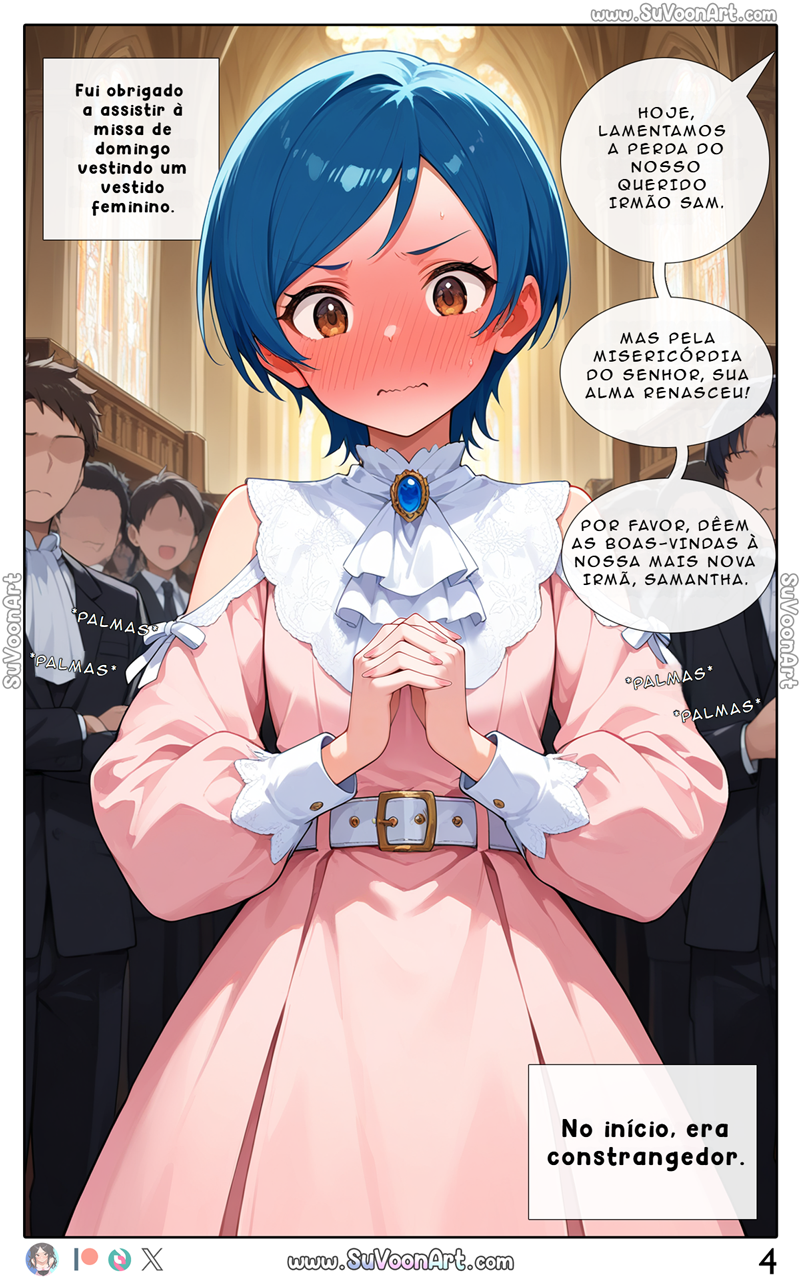 [SuVoonArt] Abrace Sua Fé | Embrace Your Faith Ch. 1  [Portuguese-BR] [BLACKSUB] [AI Generated] - Page 5