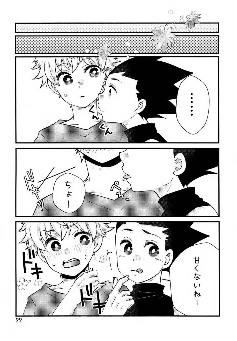 (Re:HUNTER 11) [SHIROZONE (Mizushiro Yuduki)] Donkan DESTINY (Hunter x Hunter) - Page 22