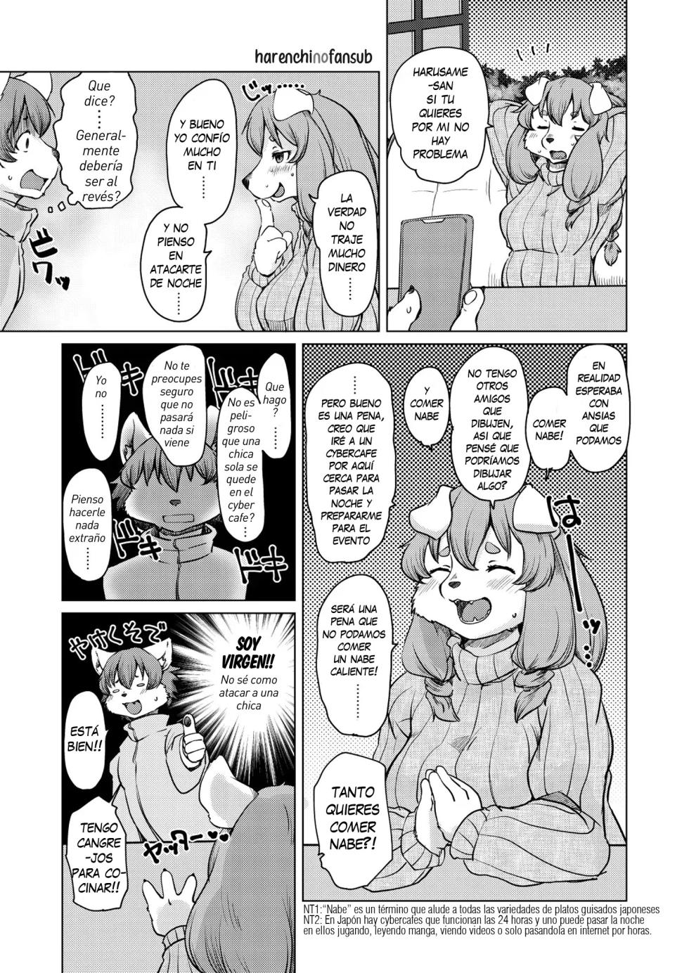 [Setouchi Kurage] Yoidore Romantic | Borracha Romantica (Juujin Apart Tokoharusou e Youkoso!) [Spanish] [Decensored][Harenchi no Fansub] - Page 6