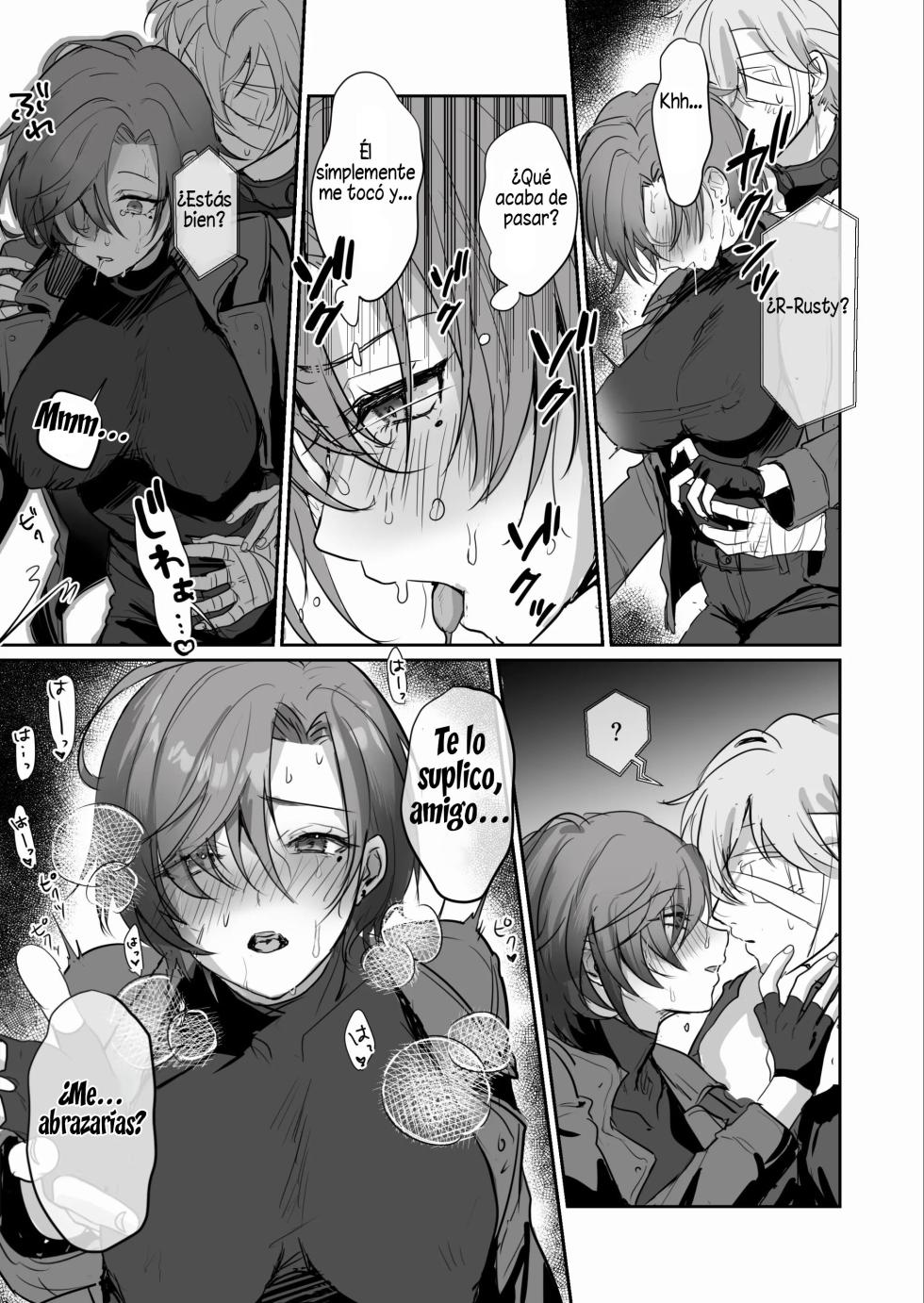 [Yabatani Land (Homina Mia)] Coral no Megumi de Nyotaika Shita Senyuu to xxx Suru Hon (ARMORED CORE VI) [Spanish] [TF Scans] [Digital] - Page 8