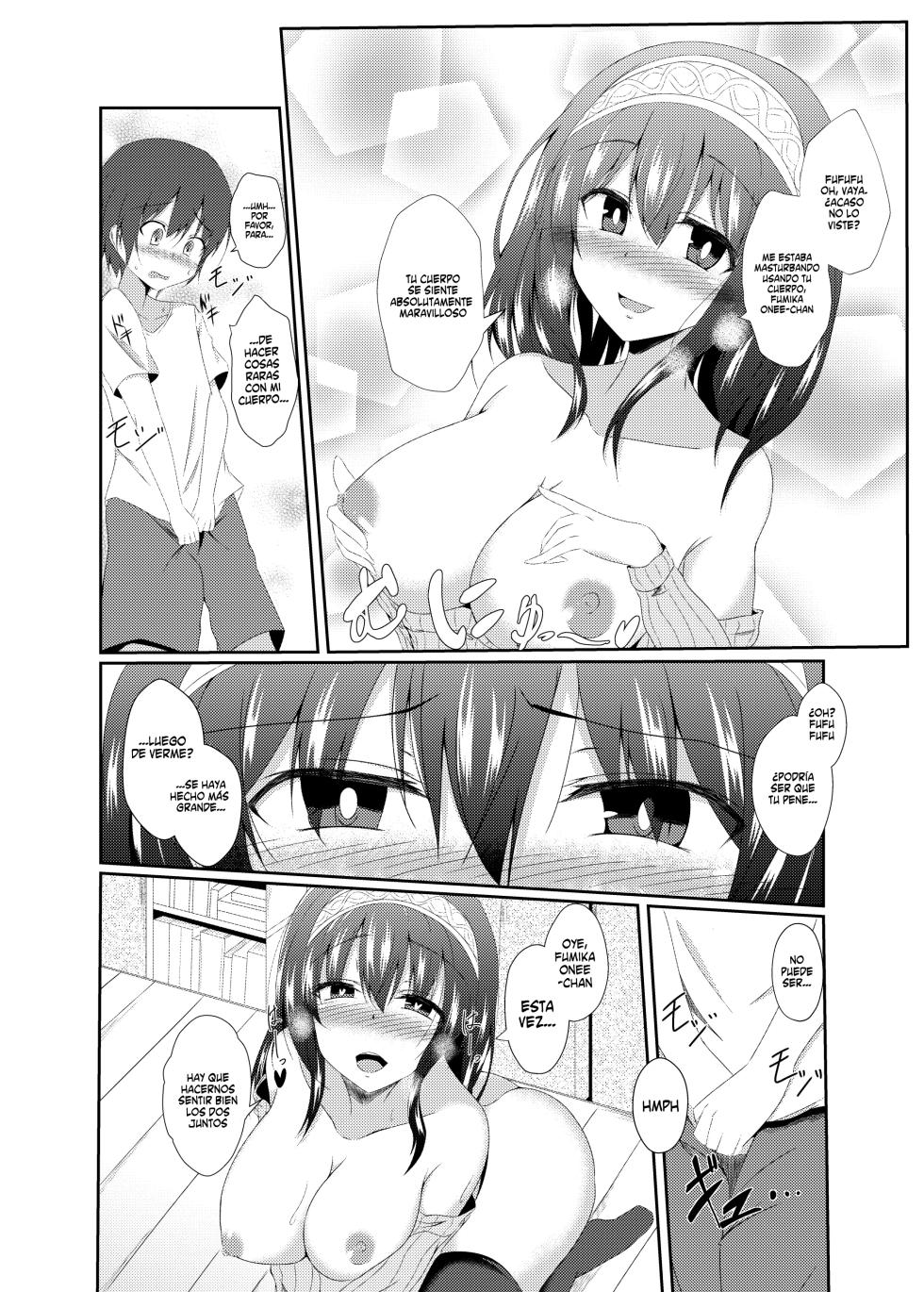 [Naba] Fumika Onee-chan to Irekawacchau Hon [Spanish] [TF Scans] - Page 11