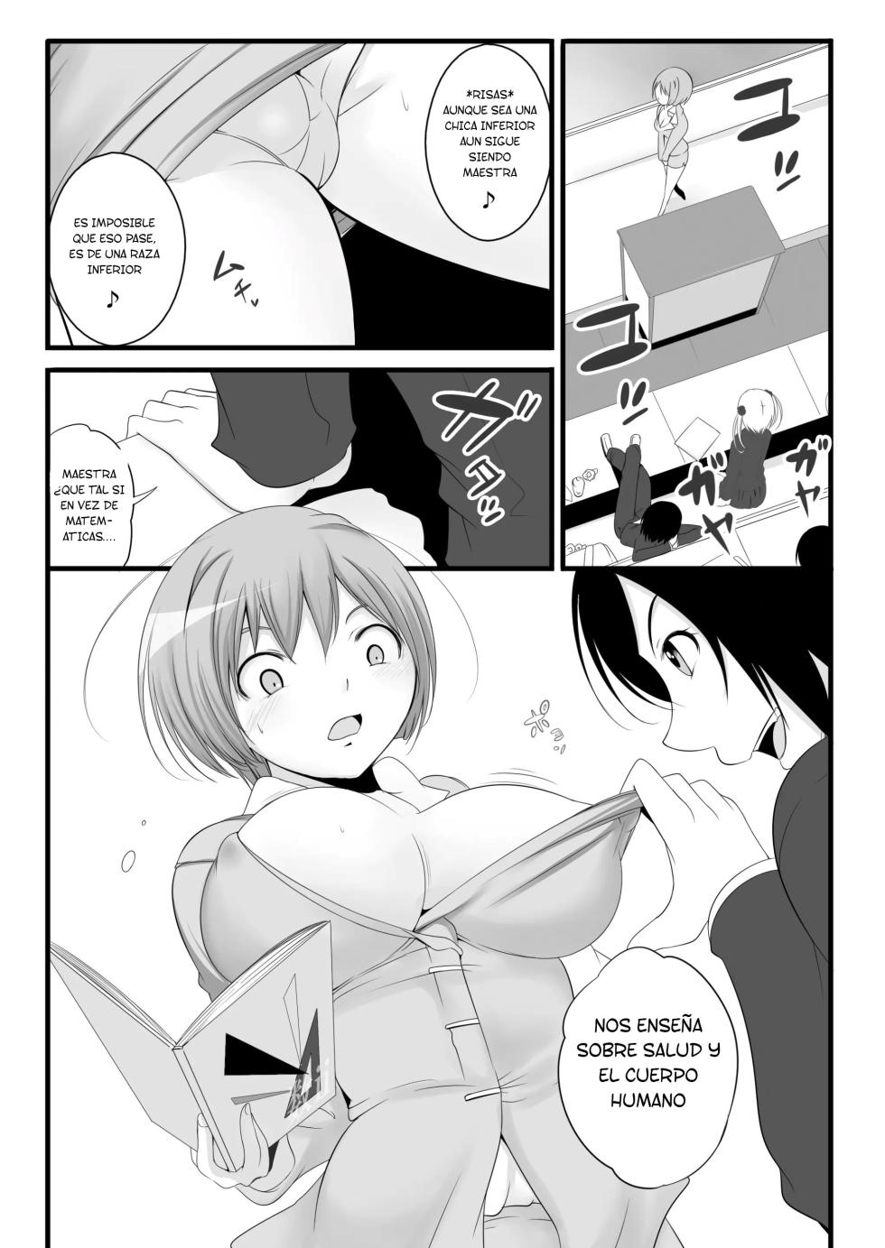 [Chijoku An] Joken Kokka Shiryou Bunken Dai-Ichi-Tsuzuri ~Rettou Joshi Kyoushi~ [Spanish] [TF Scans] - Page 5