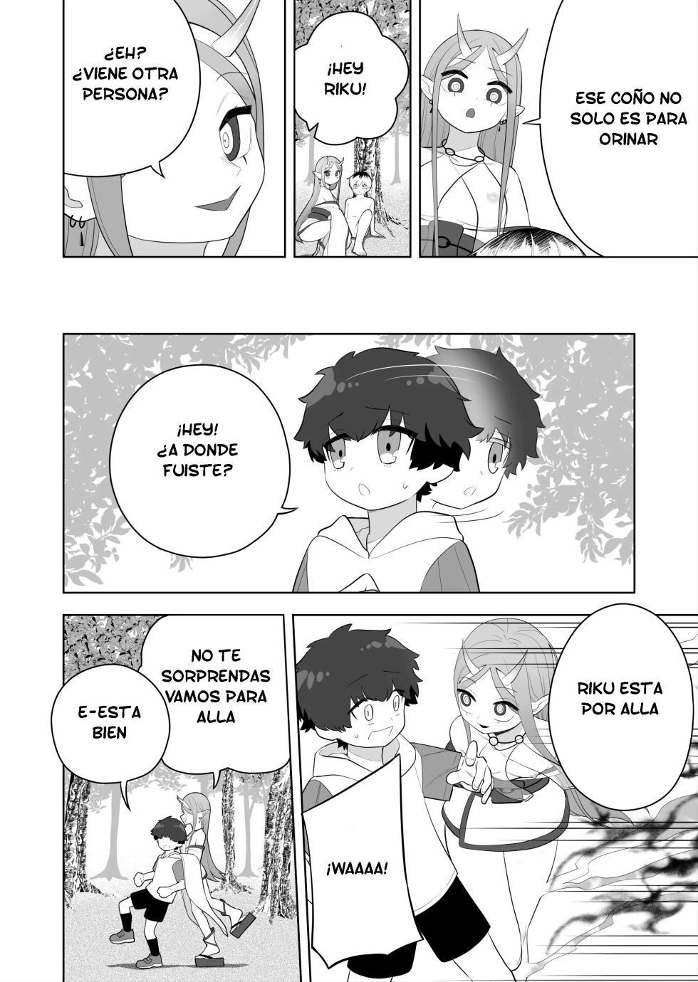 [Amuai okashi seisakusho (Ahoge kinoko)] Hokora no Fuuin o Toite Akujin ♂♀ no Kenzoku ♀ ni Sarechau Hanashi | Rompí el sello y me convertí en el vasallo del dios maligno ♂♀ [Spanish] [TF Scans] - Page 14