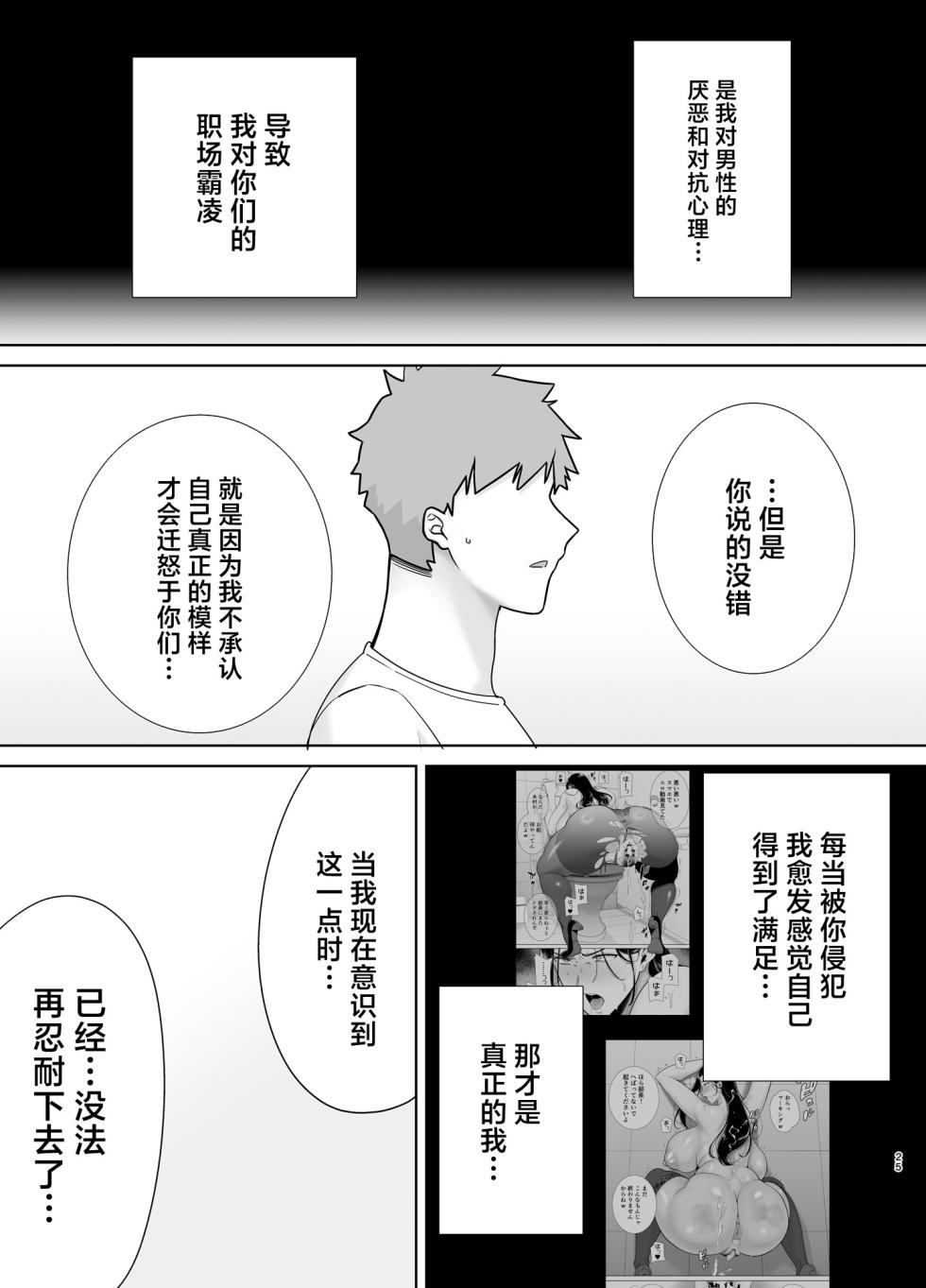 [DOLL PLAY (黒巣ガタリ)] パワハラ女上司と社畜くん3 (オリジナル) [DL版] (メガネなし) [中国翻訳] - Page 24