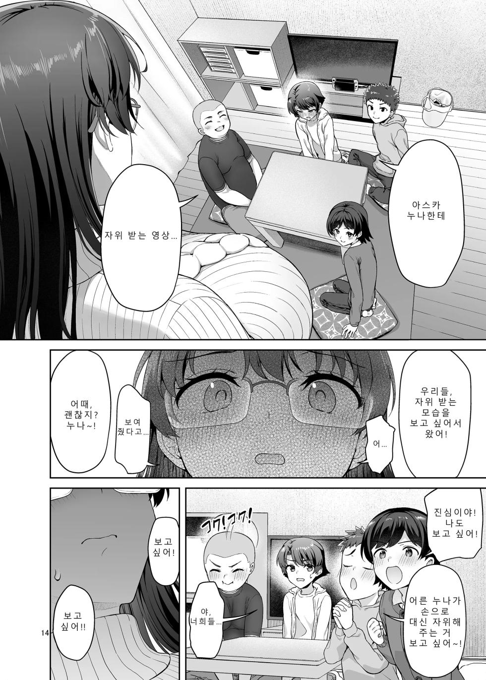 [Akapenguin (Asahina Hikage)] Boku ga Onee-chan to Saki ni Sex suru Hazu datta noni... | 내가 사촌누나랑 먼저 섹스를 할 예정이었는데... [Korean] [Digital] - Page 14