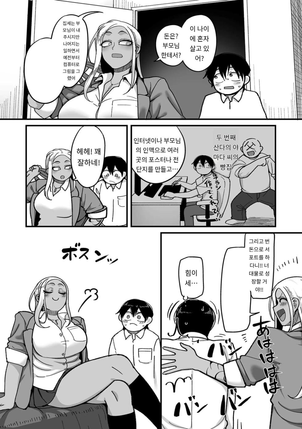 [Yamamoto Zenzen] 学園サポ日記 comix 第1話 黒ギャルヤンキーオキガワ編 (COMIC Kuriberon DUMA 2025-09 Vol.76) [MTL] [Korean] - Page 8