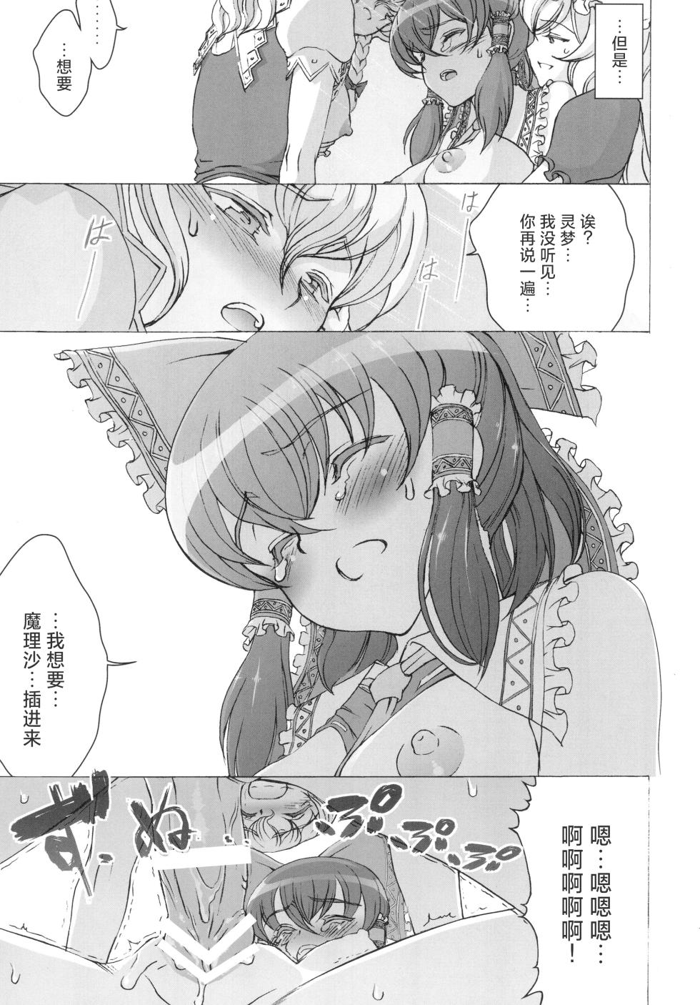 [Koutetsu (Satou Hagane)] Futari no Kyoukaisen (Touhou Project) [Chinese] [Digital] - Page 13