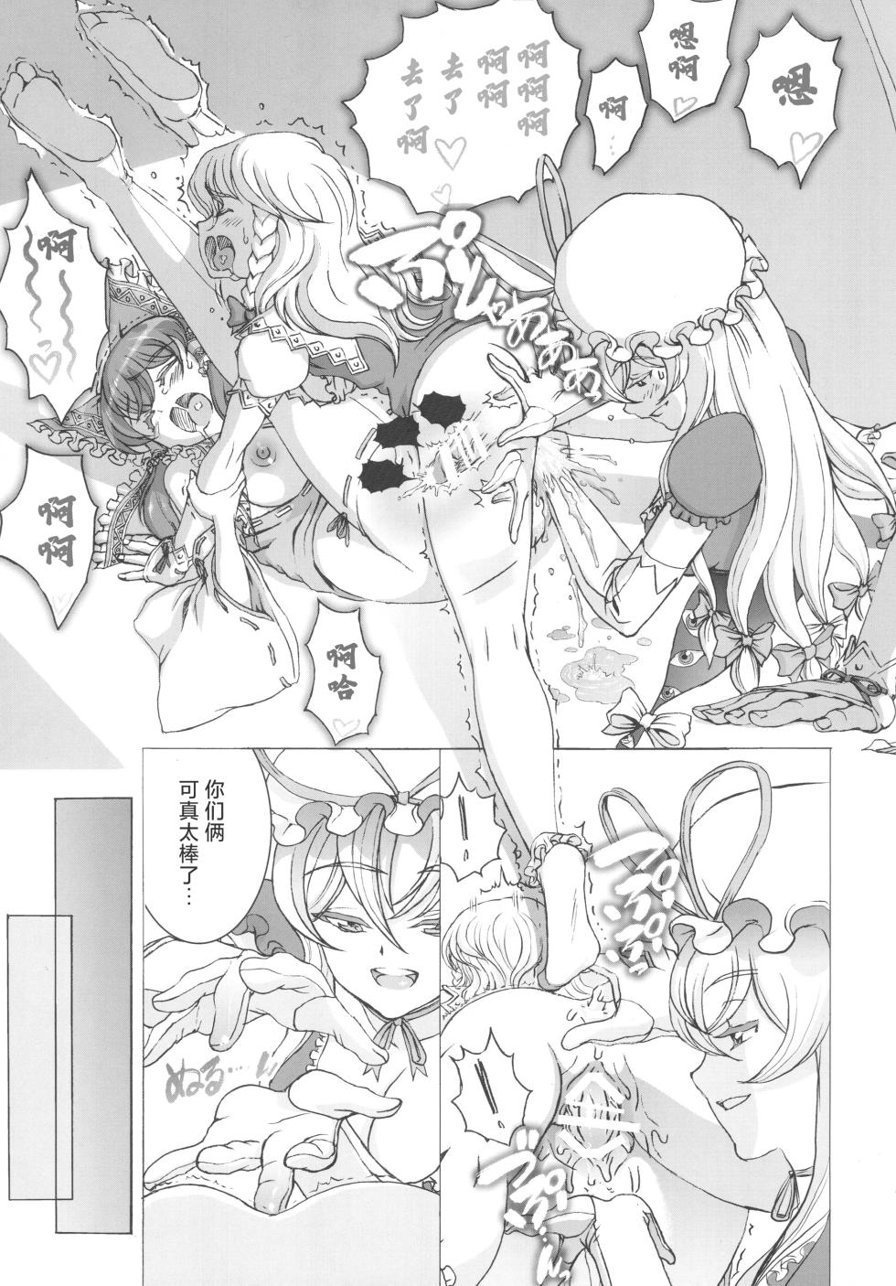 [Koutetsu (Satou Hagane)] Futari no Kyoukaisen (Touhou Project) [Chinese] [Digital] - Page 19