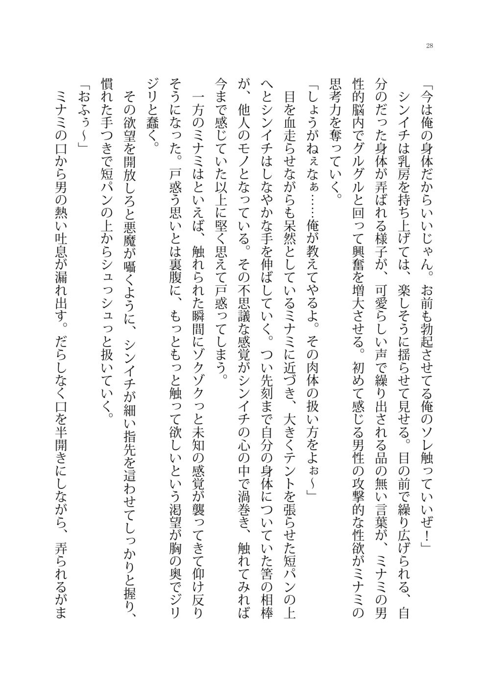 [Boy Change Girl] Moshi Saenai Yakyuu Buin no Ore ga Bijin Manger to Irekawattara Toriaezu Momu yo ne? - Page 28