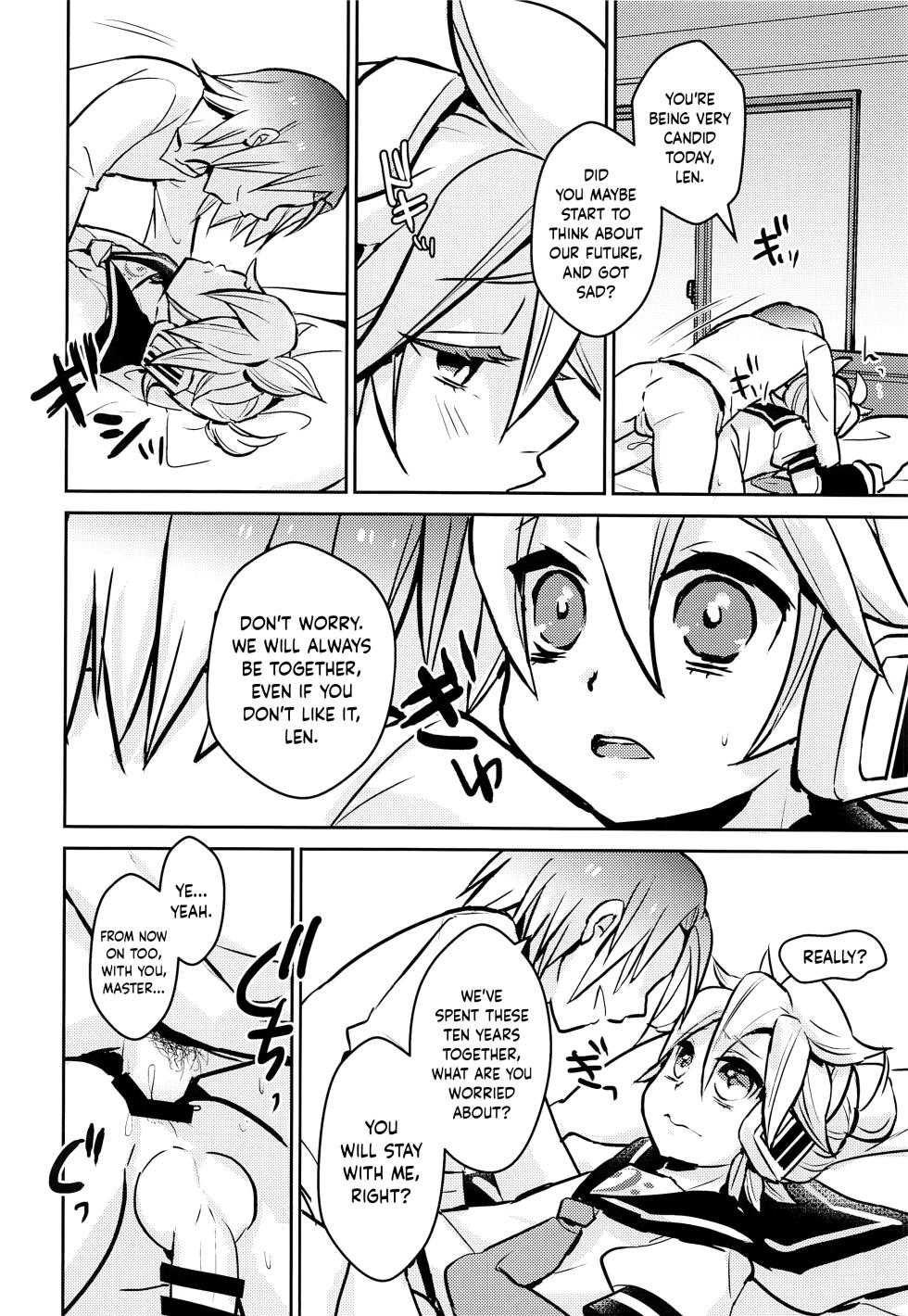 (C93) [Yomosugara (Yomogi Ringo)] Tenth (VOCALOID) [English] {Chin²} - Page 9