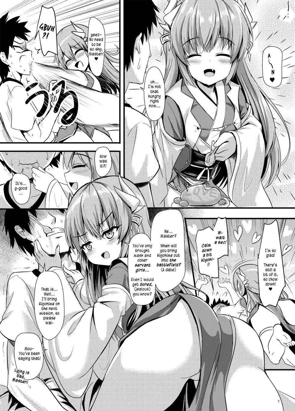 [Milkshake Work (Milkshake)] Master ni wa Kiyohime ga Ireba Ii no desu | All that Master need is Kiyohime (Fate/Grand Order) [English] [DeppoTL] [Digital] - Page 6