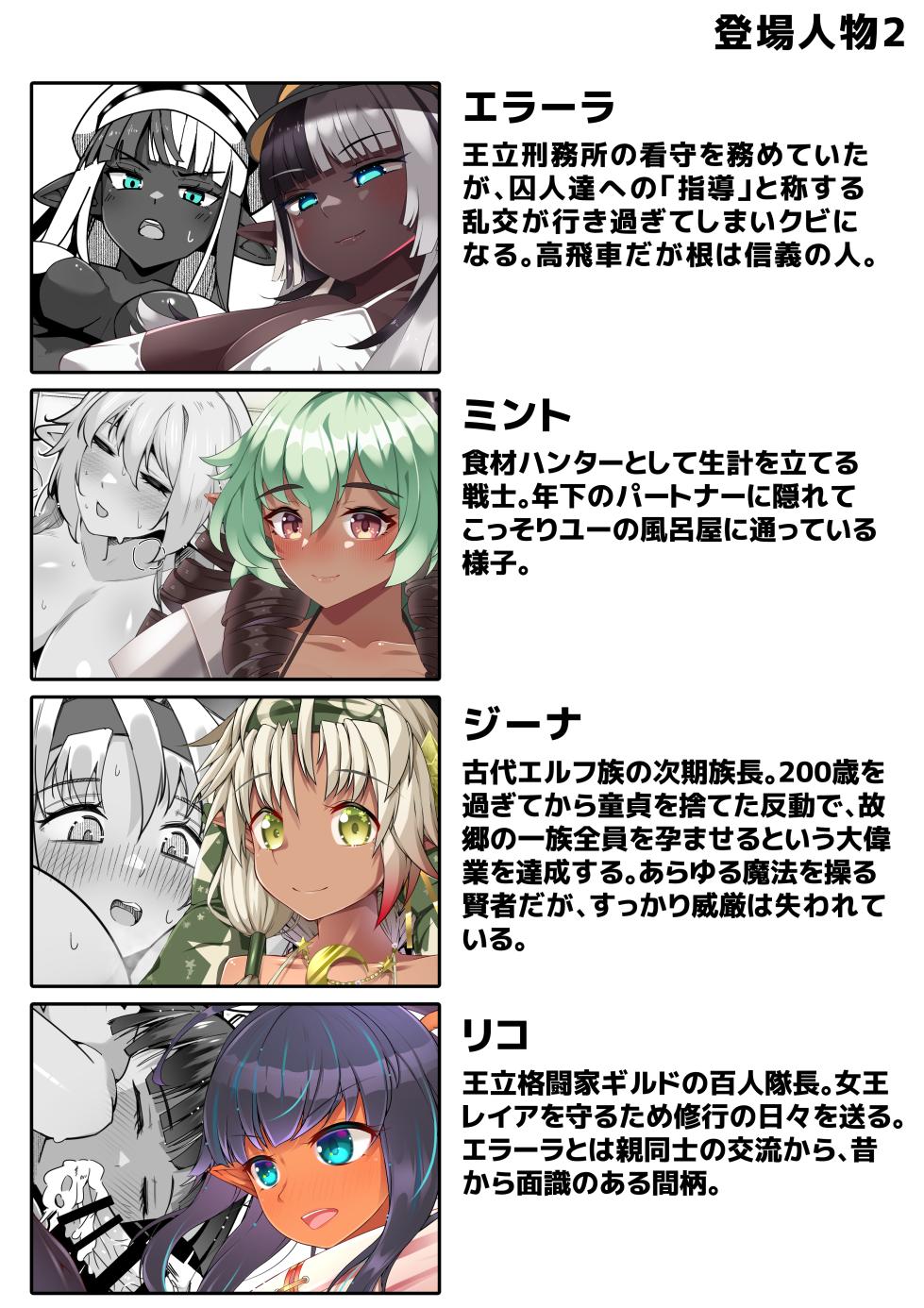 [Asakaze no Shizuku (Asakaze Abyss)] Dickgirl to Futanari Dark Elf to Kobito-ka - Tainai Kaiki. - Page 32