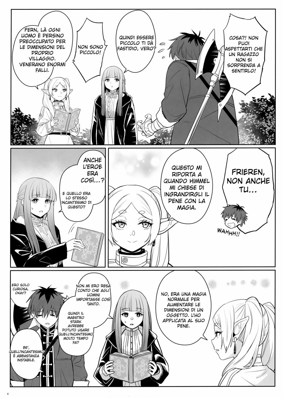 [COMEX (Zhen Lu)] Chinchin ga Ookiku Naru Mahou | Come Averlo Enorme (Sousou no Frieren) [Italian] [Digital] - Page 5