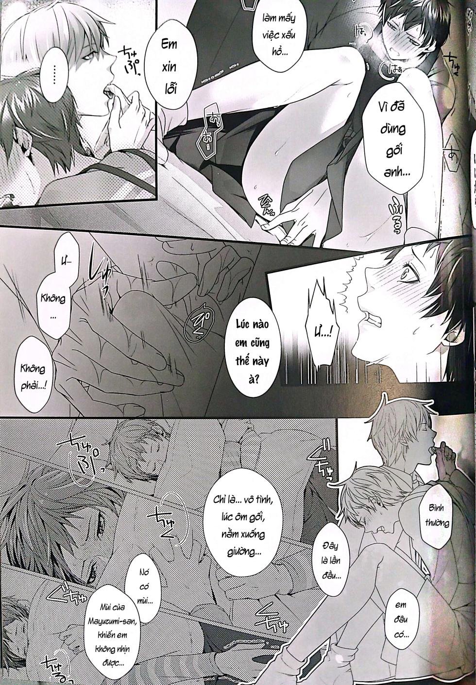 [Antenna A (107-ko)] Smells Like - Kuroko no Basuke dj - Chihiro Mayuzumi x Seijuurou Akashi - Yaoi [Vi] - Page 9