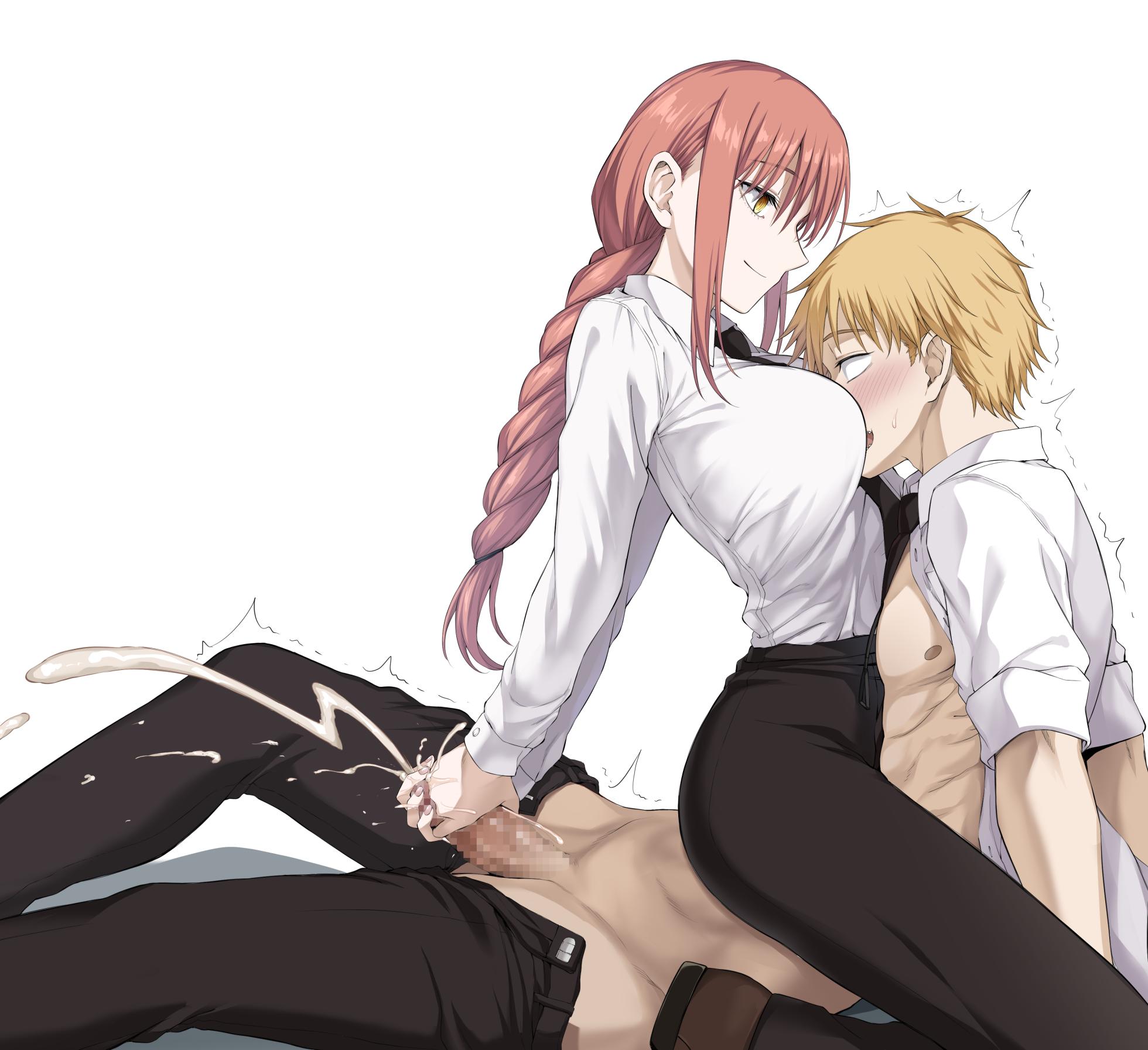 [Ijima Yuu] makima handjob (Chainsaw Man) - Page 7