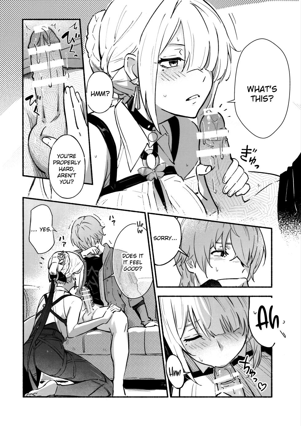 (C106) [Shiro no Ie (Yochiki)] Evelyn-san no Hadaka ga Mitai Hon | I want to see Evelyn's naked body (Zenless Zone Zero) [English] [Literally Starving] - Page 5