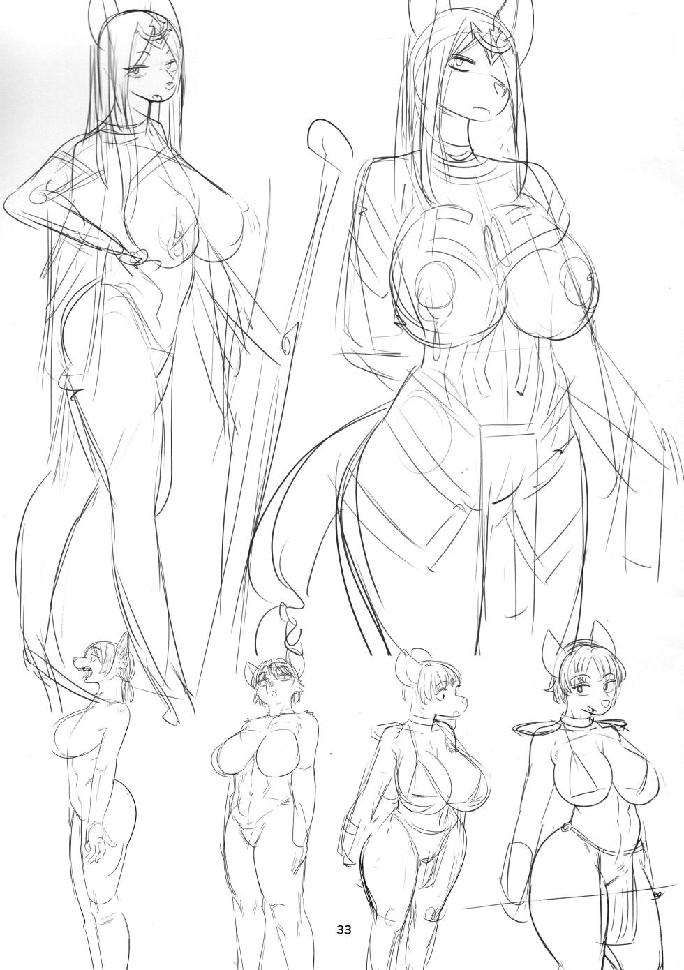 (Kemoket 16) [Kemono Ekaki no Kousoku 2 (Sindoll)] Rough Sketch Paste - Page 33