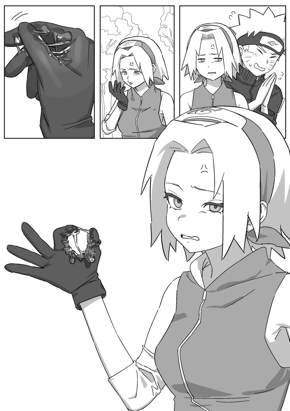 [5ナン] サクラちゃんのぐっちょぐちょに濡れた穴にちんぽつっこんで下から腰ヘコした結果… (NARUTO -ナルト-) - Page 8