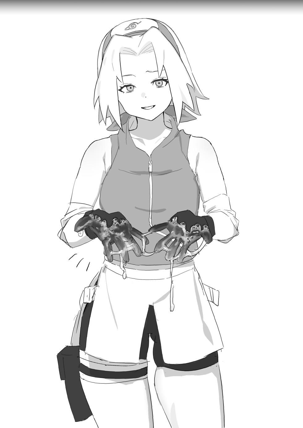 [5ナン] サクラちゃんのぐっちょぐちょに濡れた穴にちんぽつっこんで下から腰ヘコした結果… (NARUTO -ナルト-) - Page 13