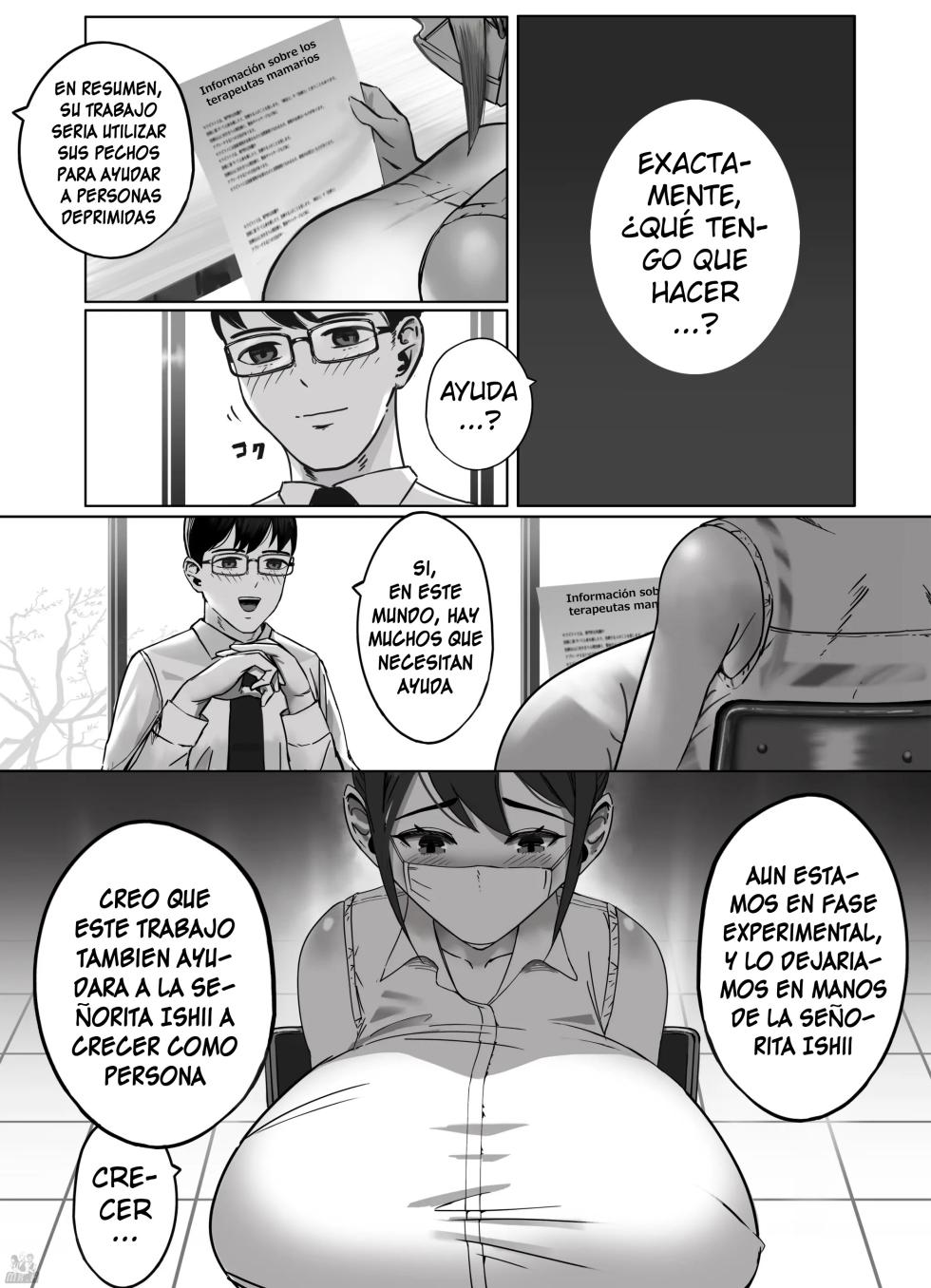 [masamasa] Oppai no Ooki na Nekura no Watashi ga Shigoto-chuu ni Inran ni Natte Shimatta Hanashi｜La Historia De Cómo Yo, Una Chica Sombría De Grandes Pechos, Me Volví Lasciva En El Trabajo [Spanish] [KnightsMighty] - Page 24