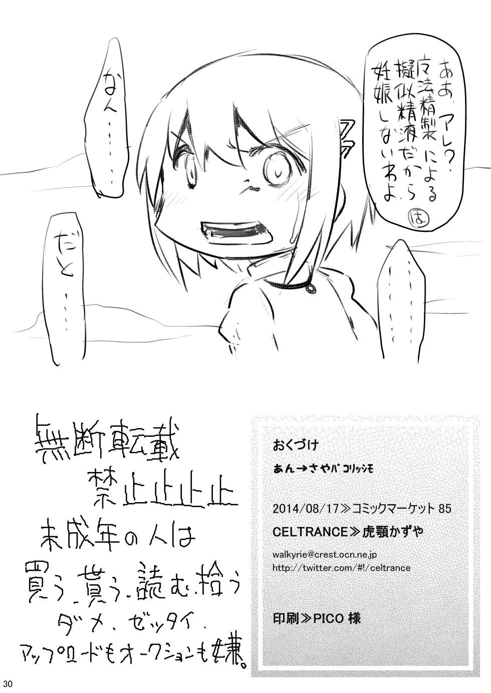 [CELTRANCE (Kogaku Kazuya)] An→Saya Pakorissimo (Puella Magi Madoka Magica) [Digital] - Page 30