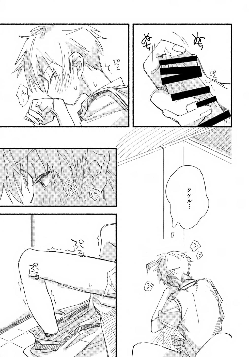 (Passion! VIRTU@L STAGE! Genchi 4th) [Banana Mayonnaise (Moritama)] Hayatake ♡ Hajimete Ver. 0721 (THE IDOLM@STER SideM) - Page 14
