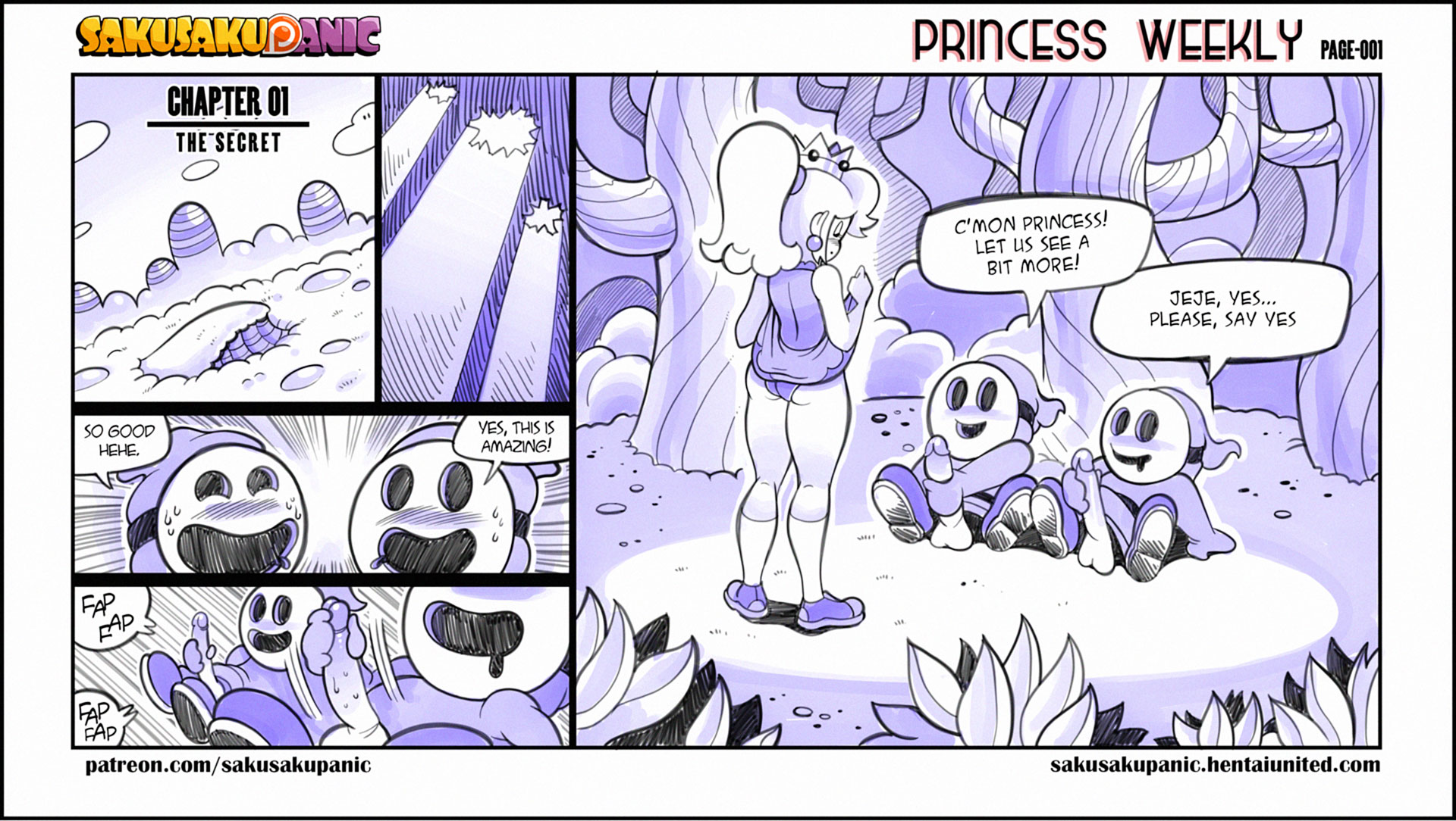 Sakurakasugano Sakusakupanic Princess Weekly #1 - Page 1
