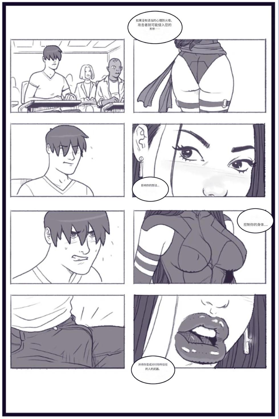 X_Academy_Bimbofied_-_Psylocke个人机翻 - Page 9