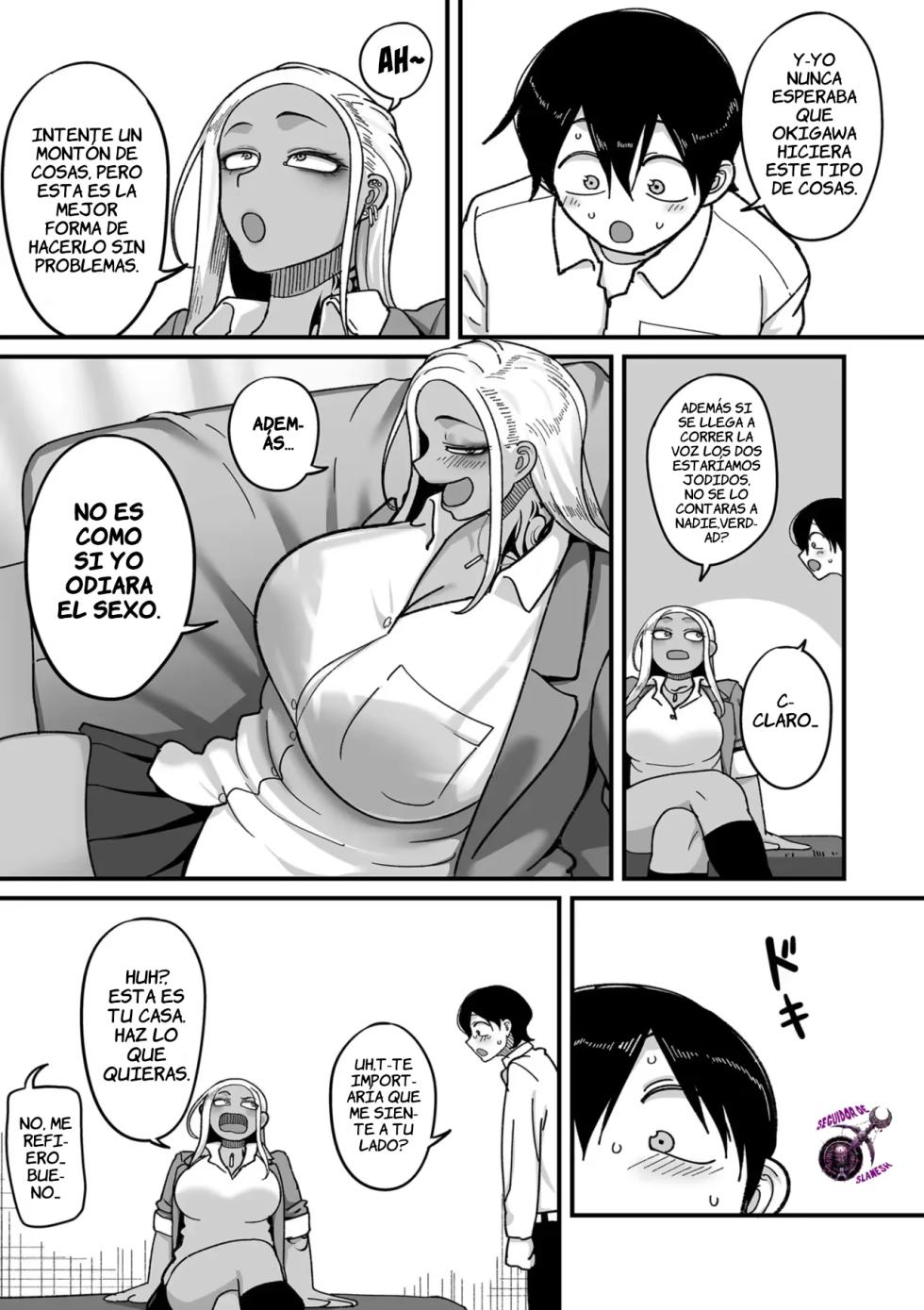 [Yamamoto Zenzen] Gakuen Suppo Nikki (COMIX) dai 1-wa Kuro Gal Yankee Okigawa Hen｜Tablón de Anuncios de Prostitución Escolar (COMIX) Capítulo 1: Okinawa, La Brabucona Gal Morena (COMIC Kuriberon DUMA 2025-09 Vol.76) [Spanish] [Culto a Slanesh] - Page 11