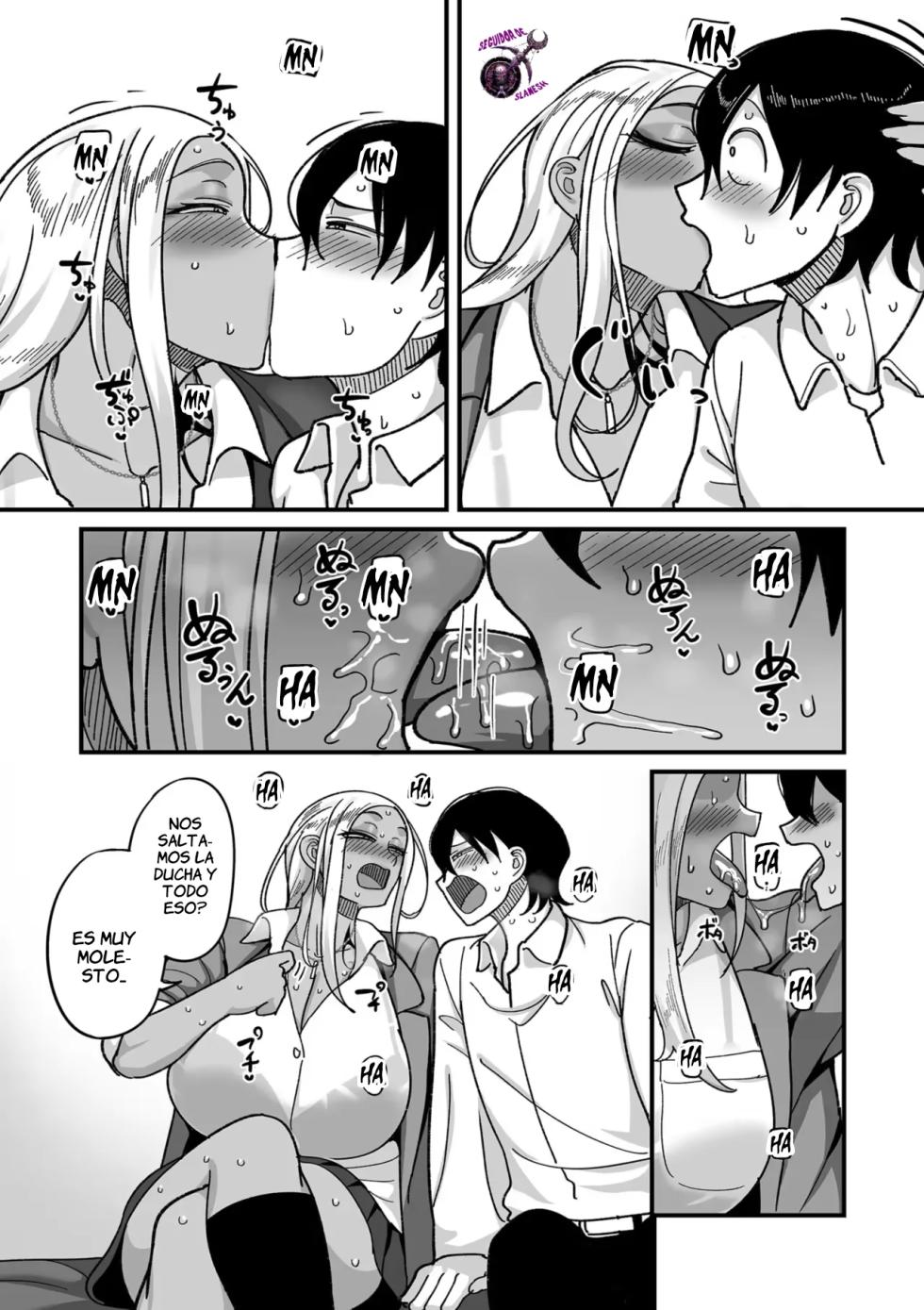 [Yamamoto Zenzen] Gakuen Suppo Nikki (COMIX) dai 1-wa Kuro Gal Yankee Okigawa Hen｜Tablón de Anuncios de Prostitución Escolar (COMIX) Capítulo 1: Okinawa, La Brabucona Gal Morena (COMIC Kuriberon DUMA 2025-09 Vol.76) [Spanish] [Culto a Slanesh] - Page 13