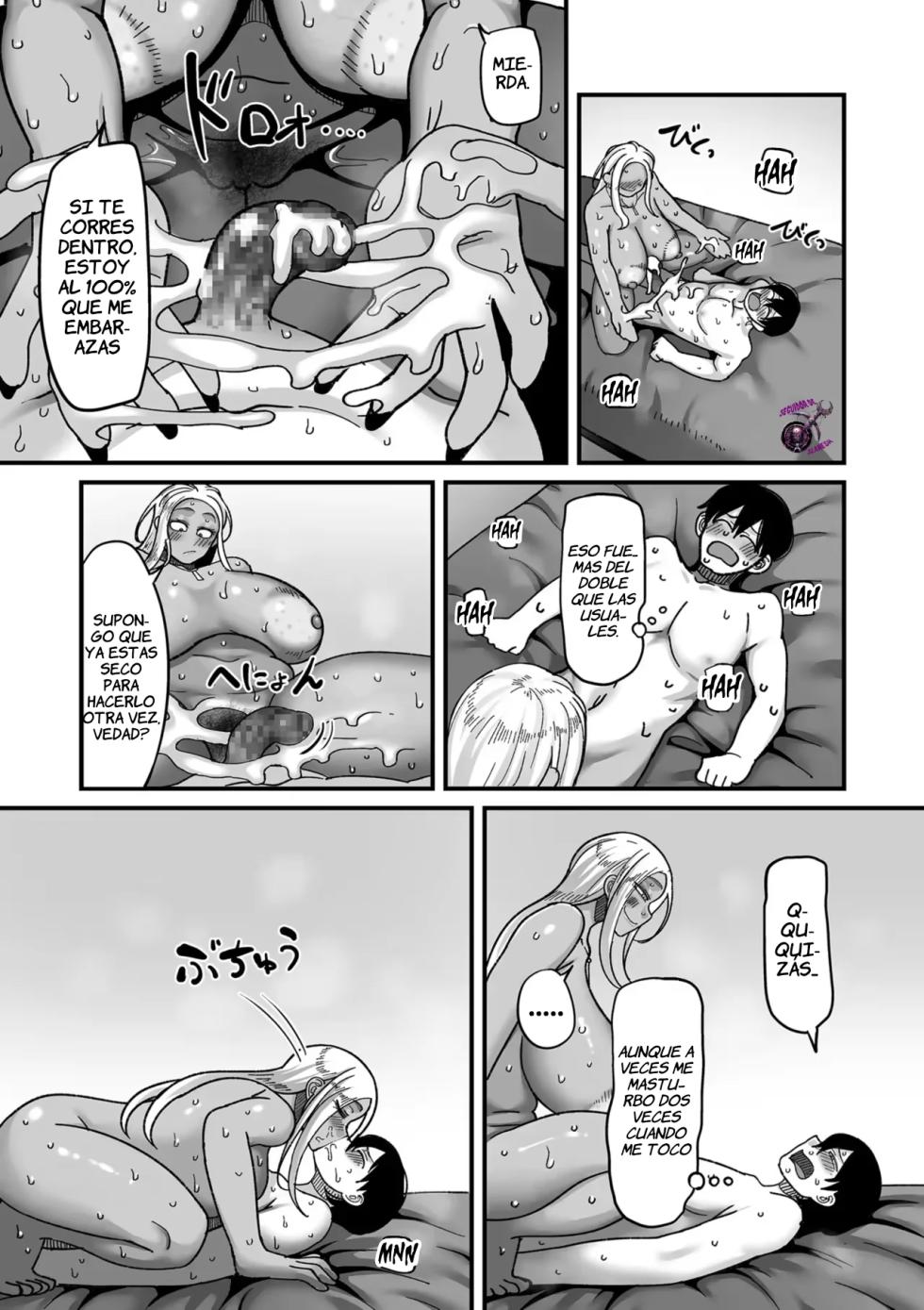 [Yamamoto Zenzen] Gakuen Suppo Nikki (COMIX) dai 1-wa Kuro Gal Yankee Okigawa Hen｜Tablón de Anuncios de Prostitución Escolar (COMIX) Capítulo 1: Okinawa, La Brabucona Gal Morena (COMIC Kuriberon DUMA 2025-09 Vol.76) [Spanish] [Culto a Slanesh] - Page 21