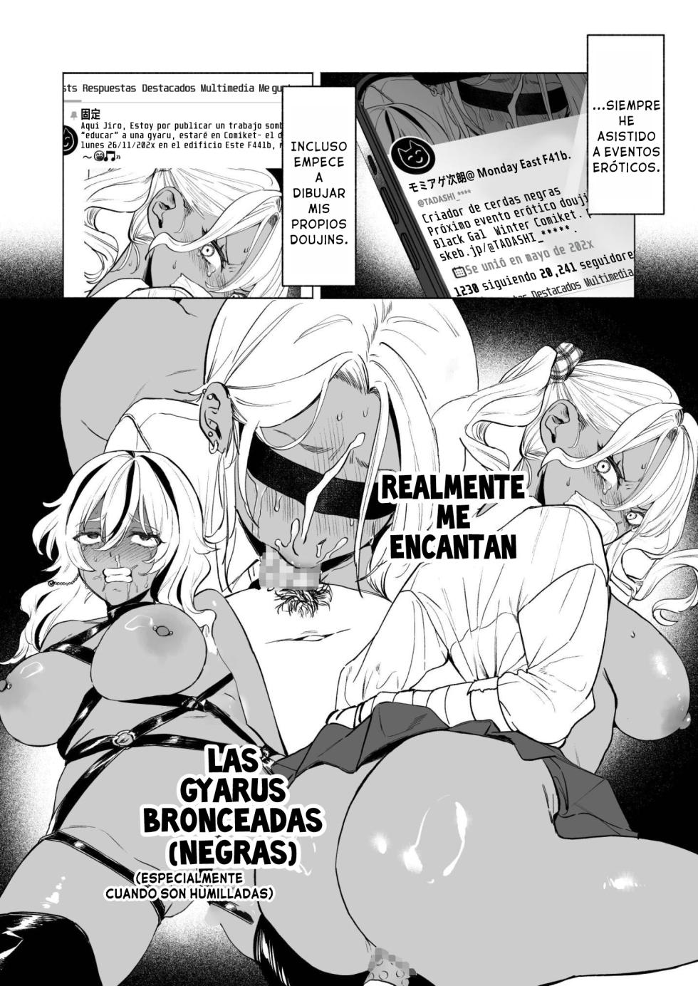 [Chimple Hotters (Chimple Hotter)] Kuro Gal Kyonyuu Gimai wa Boku o Yasashiku Sakusei Shitai [Spanish] [Digital] - Page 7