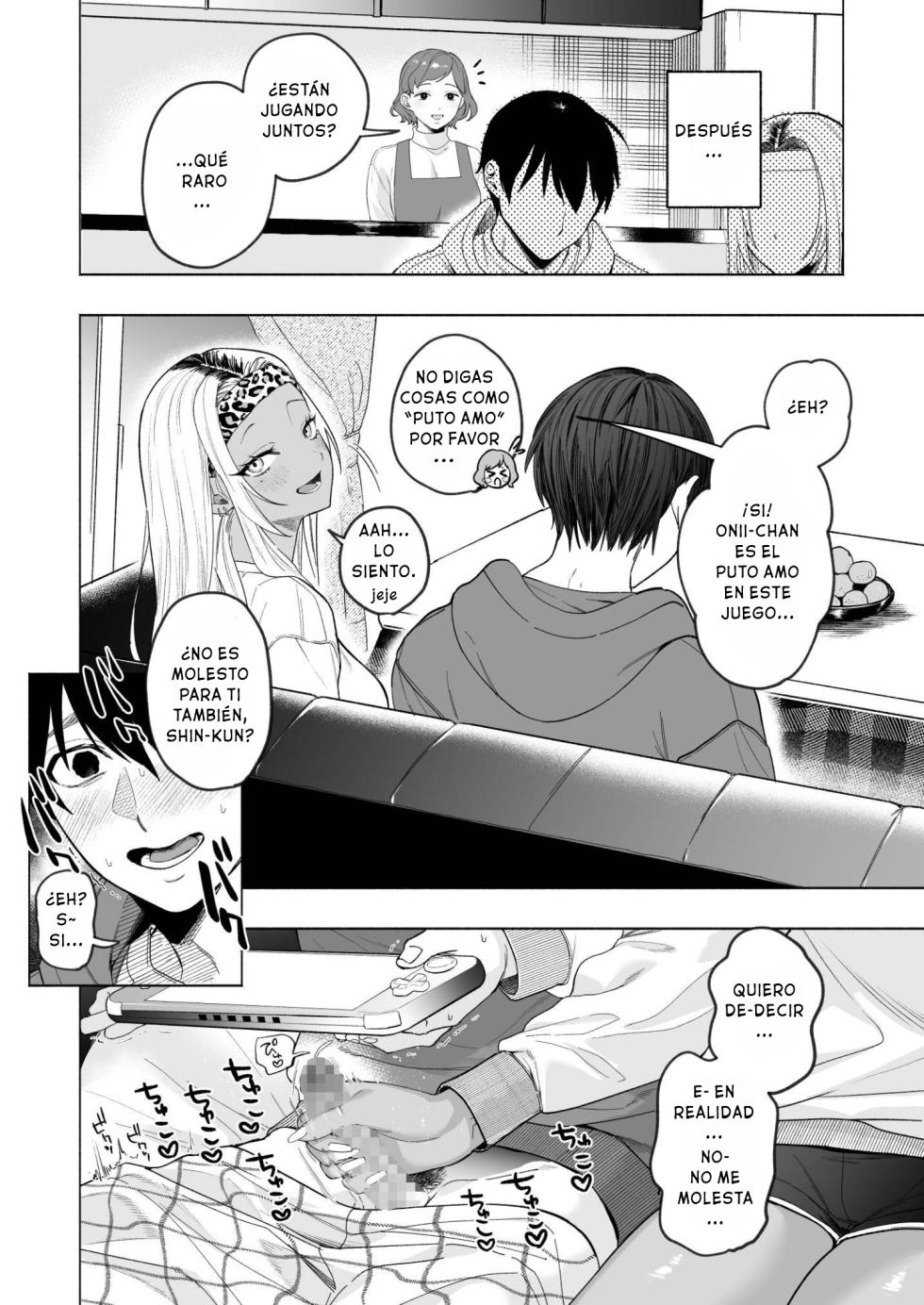 [Chimple Hotters (Chimple Hotter)] Kuro Gal Kyonyuu Gimai wa Boku o Yasashiku Sakusei Shitai [Spanish] [Digital] - Page 21