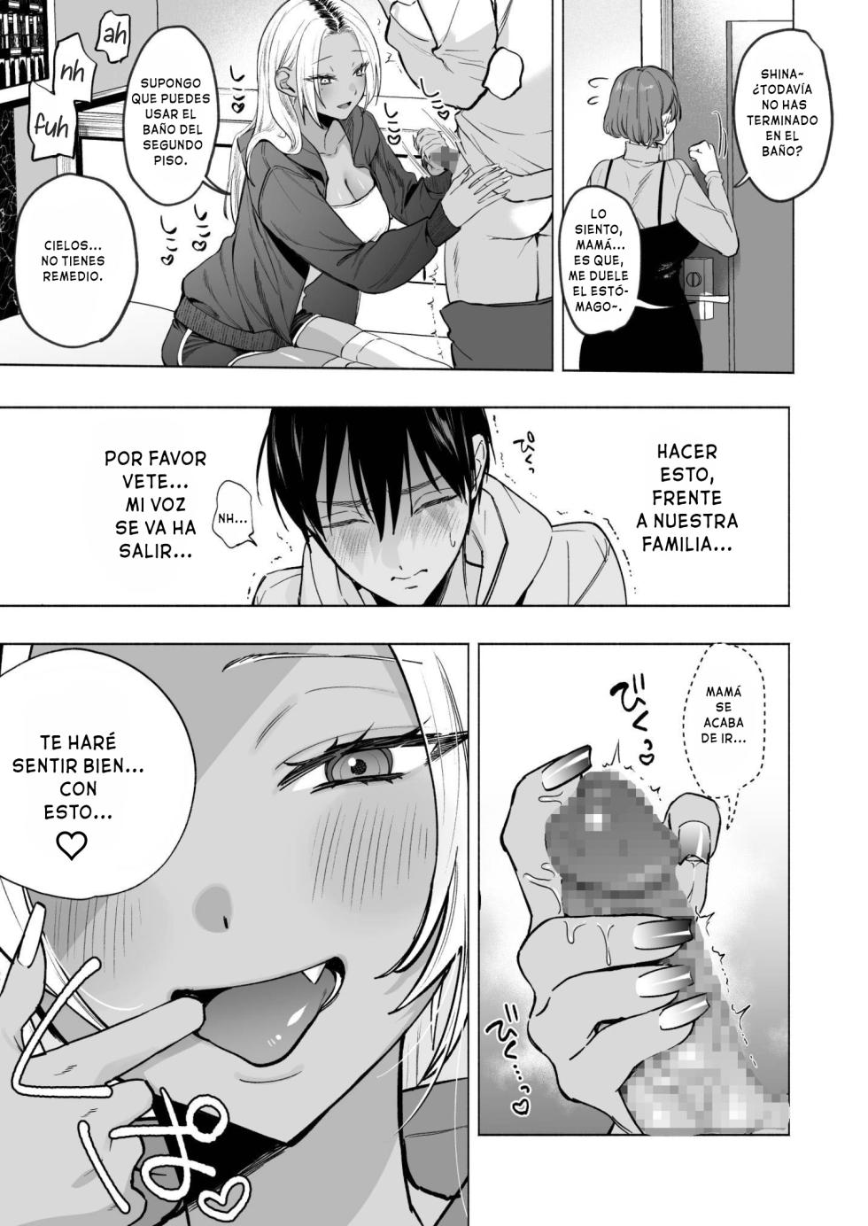 [Chimple Hotters (Chimple Hotter)] Kuro Gal Kyonyuu Gimai wa Boku o Yasashiku Sakusei Shitai [Spanish] [Digital] - Page 24
