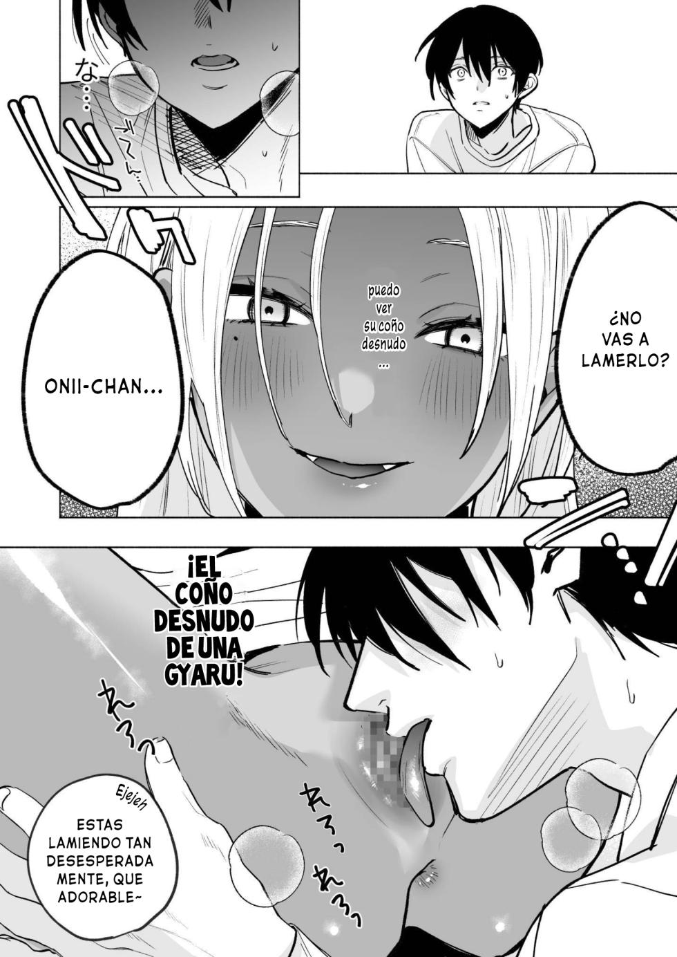 [Chimple Hotters (Chimple Hotter)] Kuro Gal Kyonyuu Gimai wa Boku o Yasashiku Sakusei Shitai [Spanish] [Digital] - Page 29