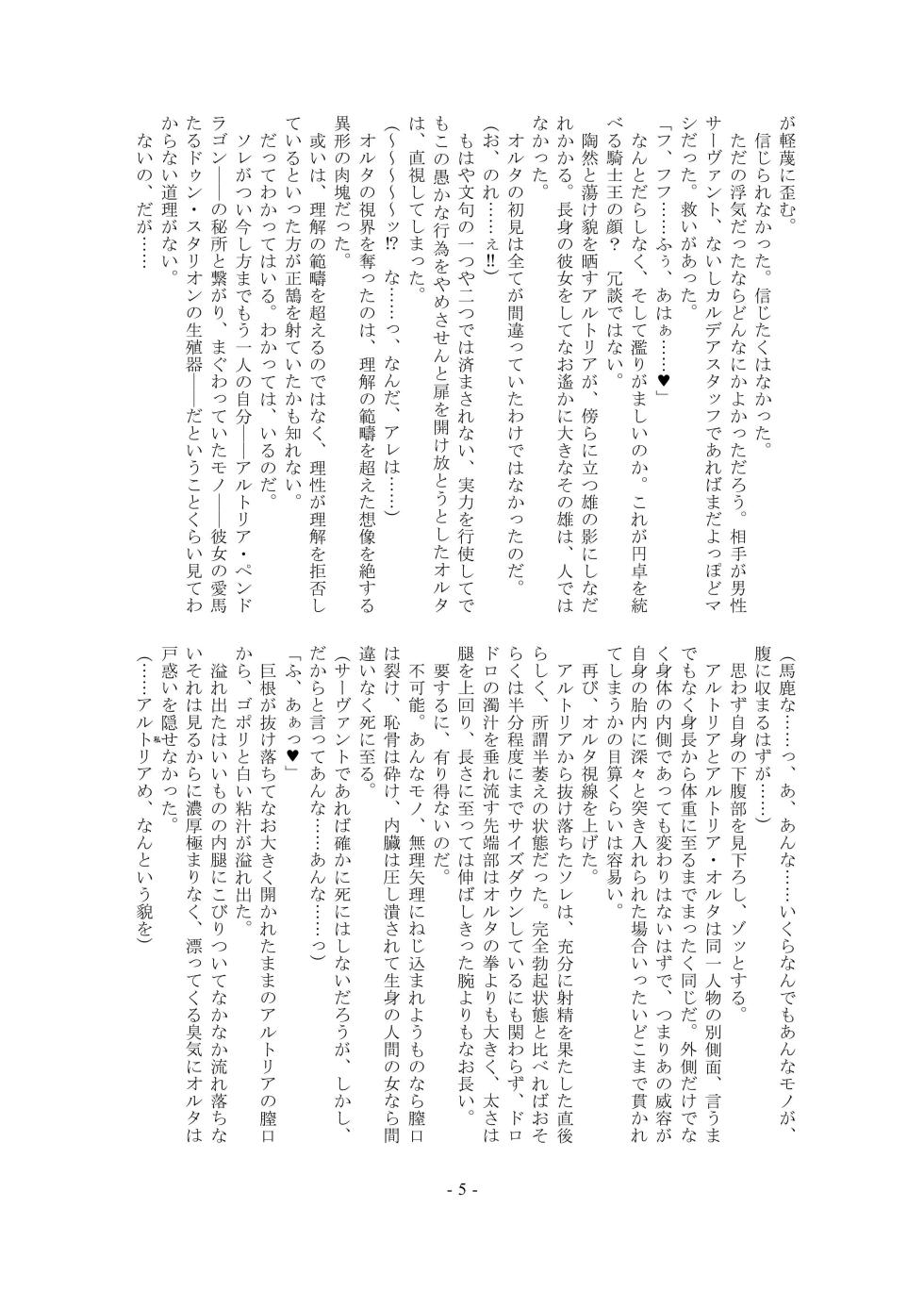 [Kuroshoku Suisei Teikoku (Imiju, Shinama)] Ou, Kami Ni Itari Kishi, Mesu Ni Ochiru ーALTERNATIVEー (Fate/Grand Order) [Digital] - Page 5