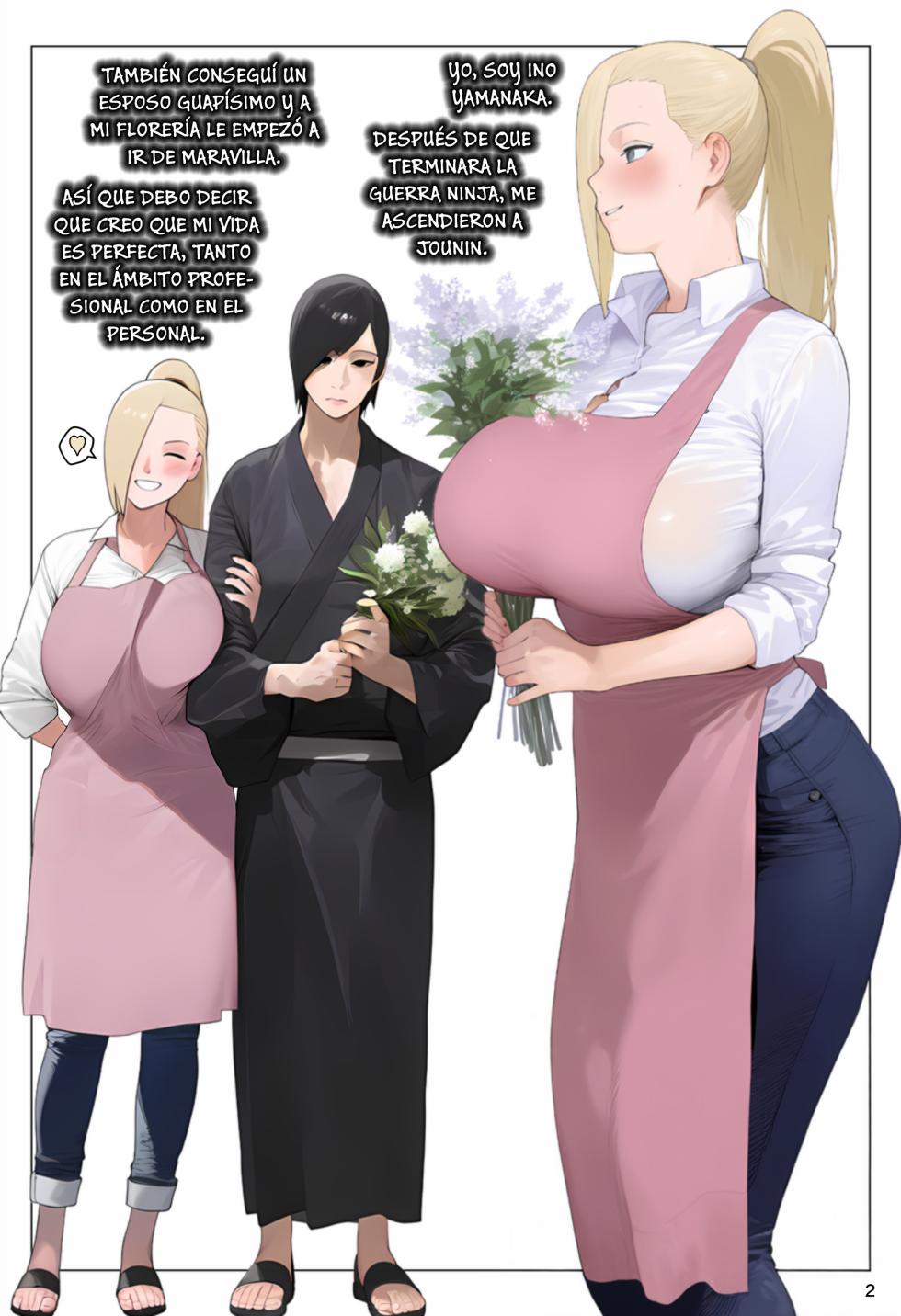 [Panic America] Saimin Ojisan ni Shihai Sareta Yamanaka-ke, Takuran Seishi de Kakeizu Uwagaki Ninshin-chuu (NARUTO) [Español] [AI Generated] - Page 2