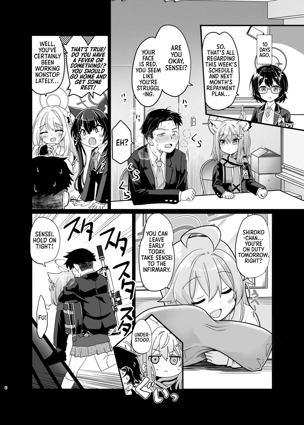 [Studio SUSHI KUI-NE (Kotojima Motoki)] Kowaku no Kiri | Seductive Haze (Blue Archive) [English] [Shiro Translation] [Digital] - Page 5