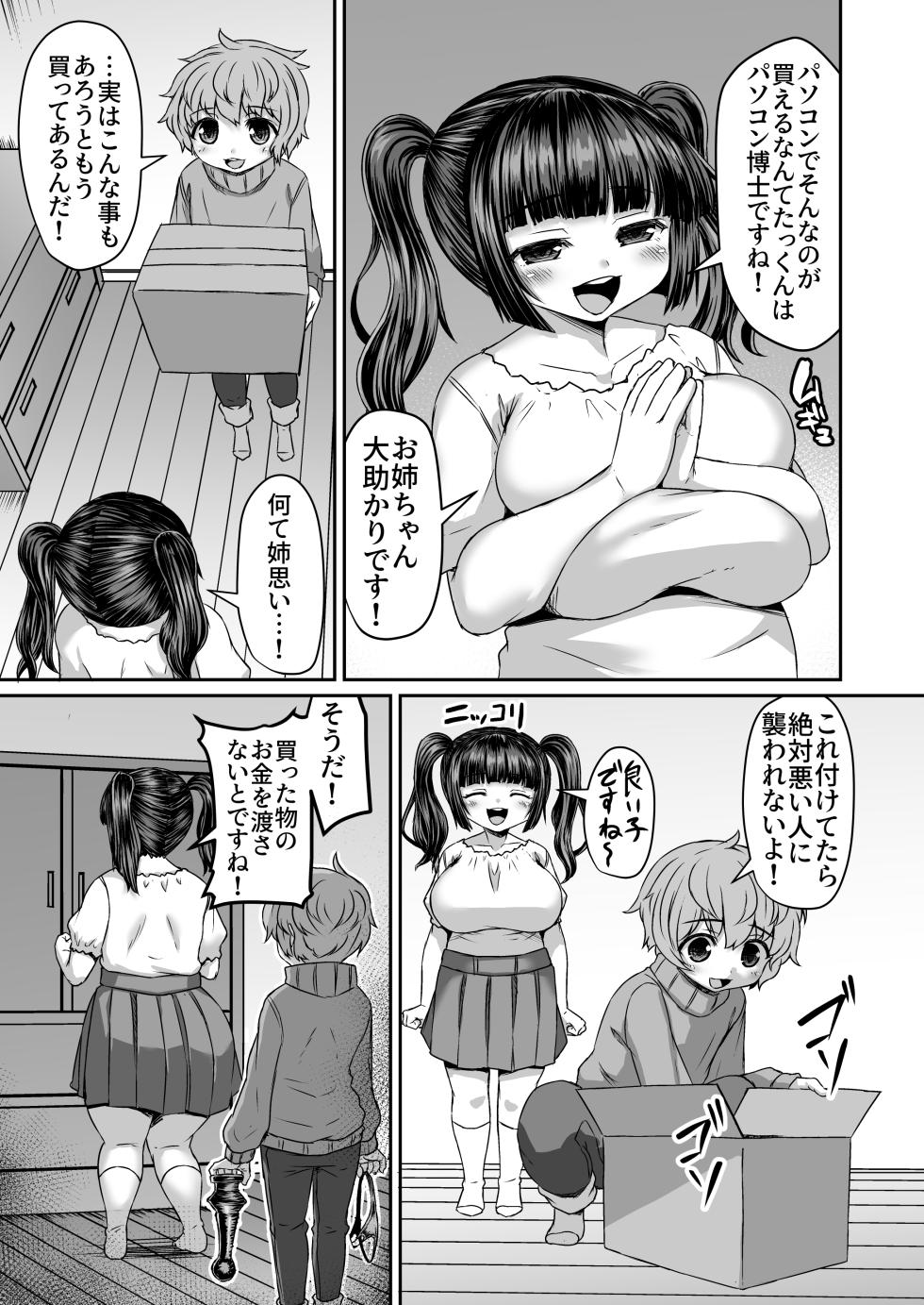 [ひまだら] 防犯グッズでケツ穴をふさがれ完全防御させられる姉 - Page 2