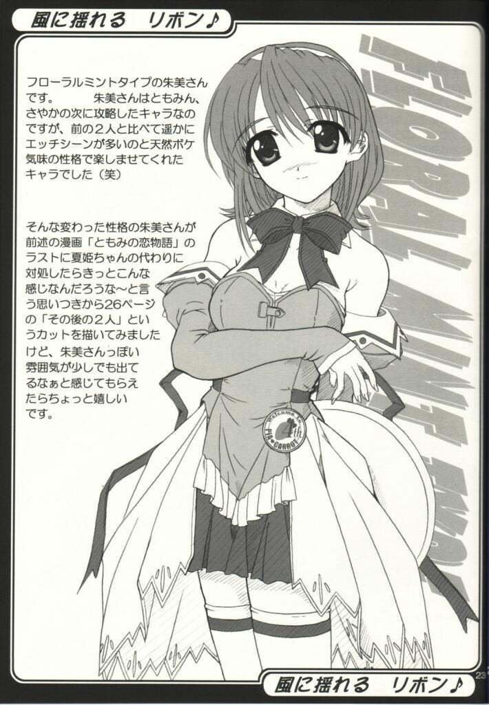 (C63) [Hakattana kowappaazu (Hiramitsu Asagi)] Kaze ni Yureru Ribbon (Pia Carrot e Youkoso!! 3) - Page 23