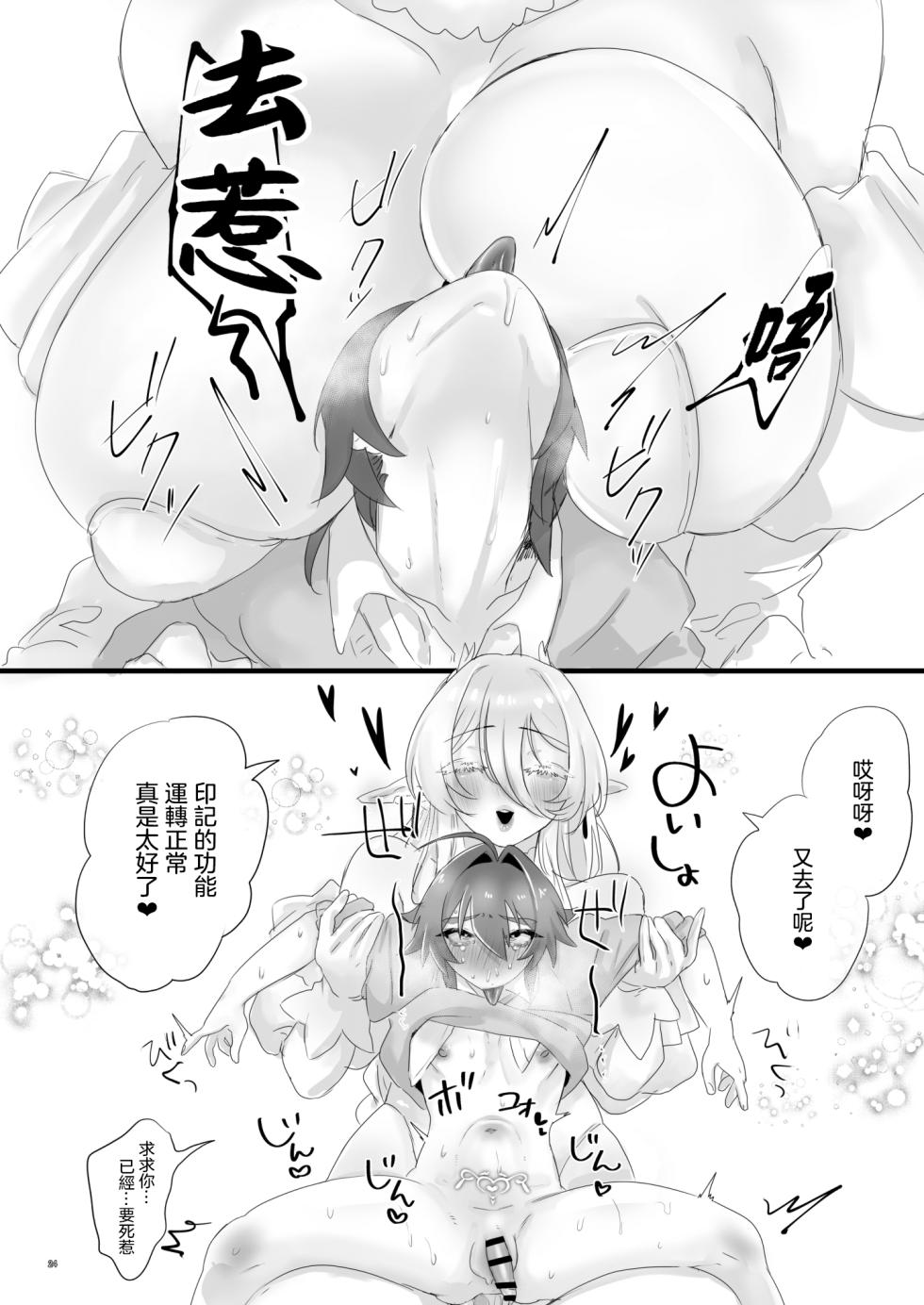 [Mutei] 被召喚到異世界後被精靈公主刻上淫紋契約這件事 | Isekai Ni Shoukansarete Elf no Himesama ni Yinmon Keiyaku O Musubarete Shimaimashita  [Chinese] [沒有漢化] - Page 25