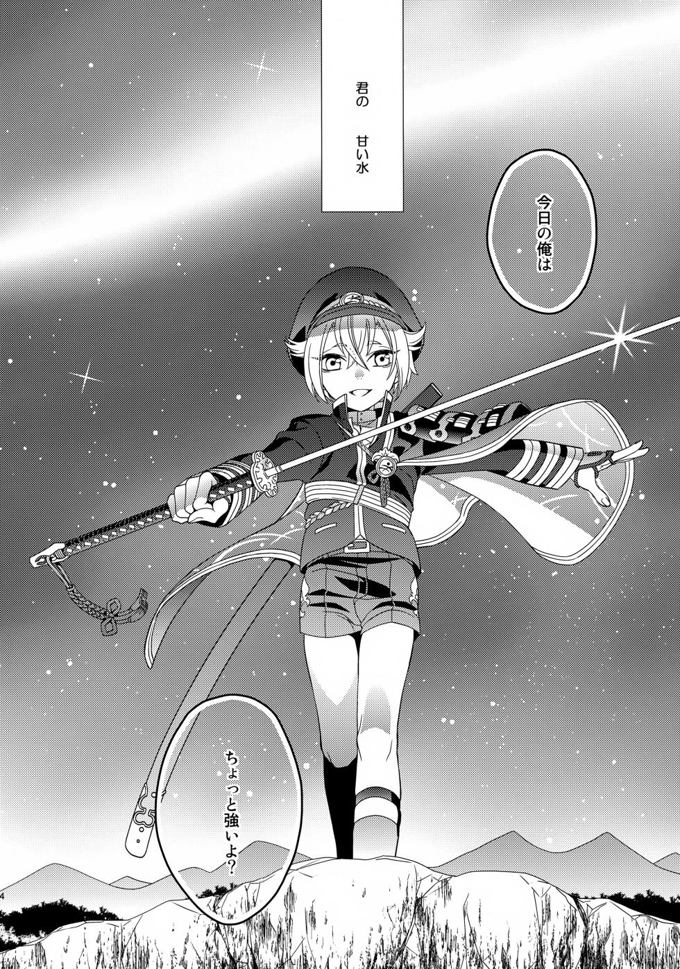 (HaruCC20) [Higashi Mikuni Kamen (Saitoh Maho)] Amai Mizu (Touken Ranbu) - Page 23