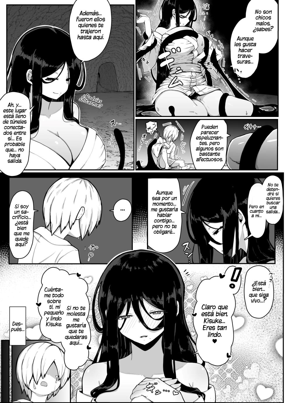 [Muru no Honbako] Ikenie Boshi Koubi -Mura no Ikenie to Natta Boshi wa Yami no Soko de Eikyuu ni Koubi Suru- ~Ryouhou no Baajon (Inmou Ari to Inmou Nashi)~｜Sacrificio Incestuoso de Madre e Hijo -La Madre e Hijo Sacrificados por el Pueblo se Aparearán para Siempre en las Profundidades de la Oscuridad- ~Ambas Versiones (Con y Sin Vello Púbico)~ [Spanish] [Al chile no sé Scan] - Page 8